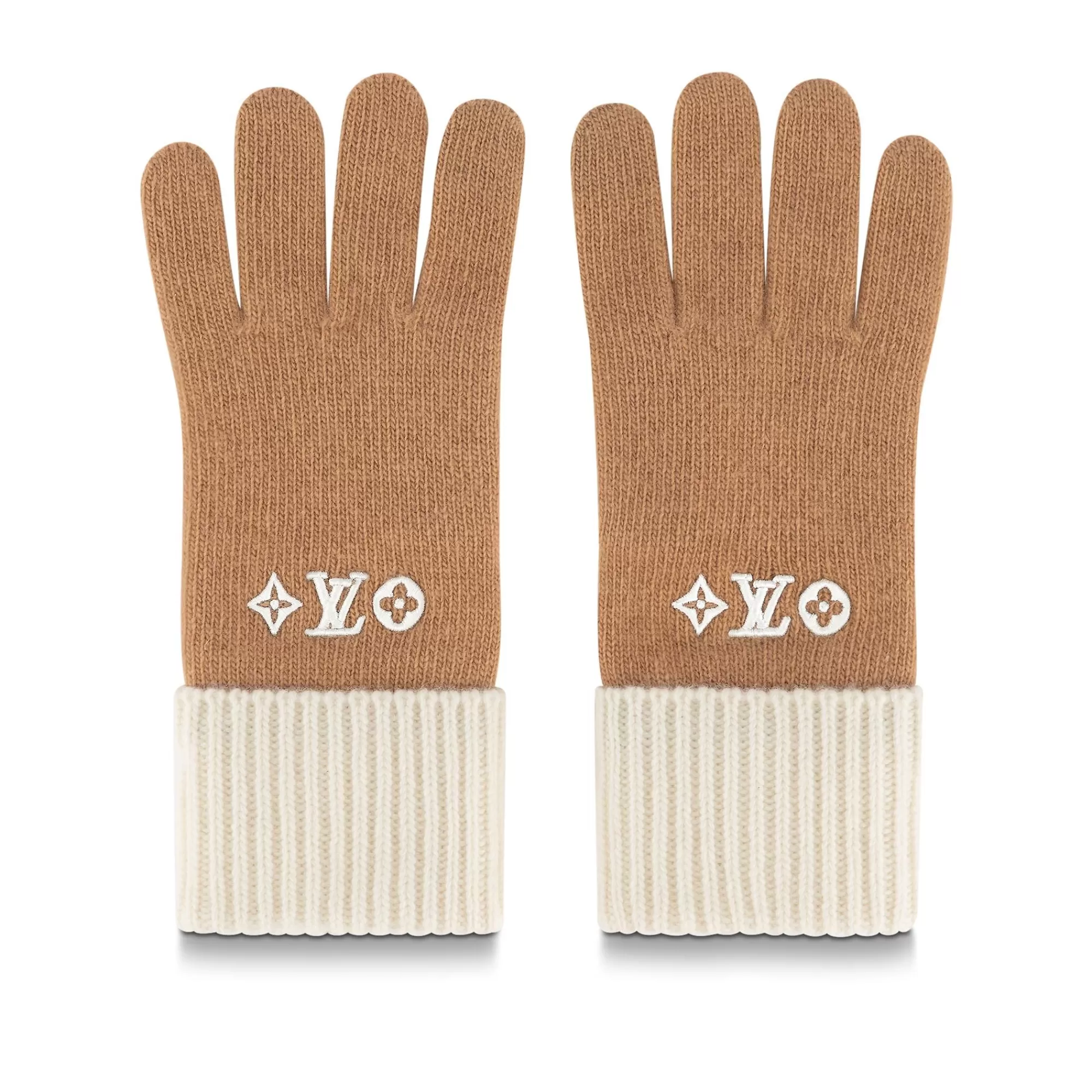 New Louis Vuitton Lv Headline Gloves Camel
