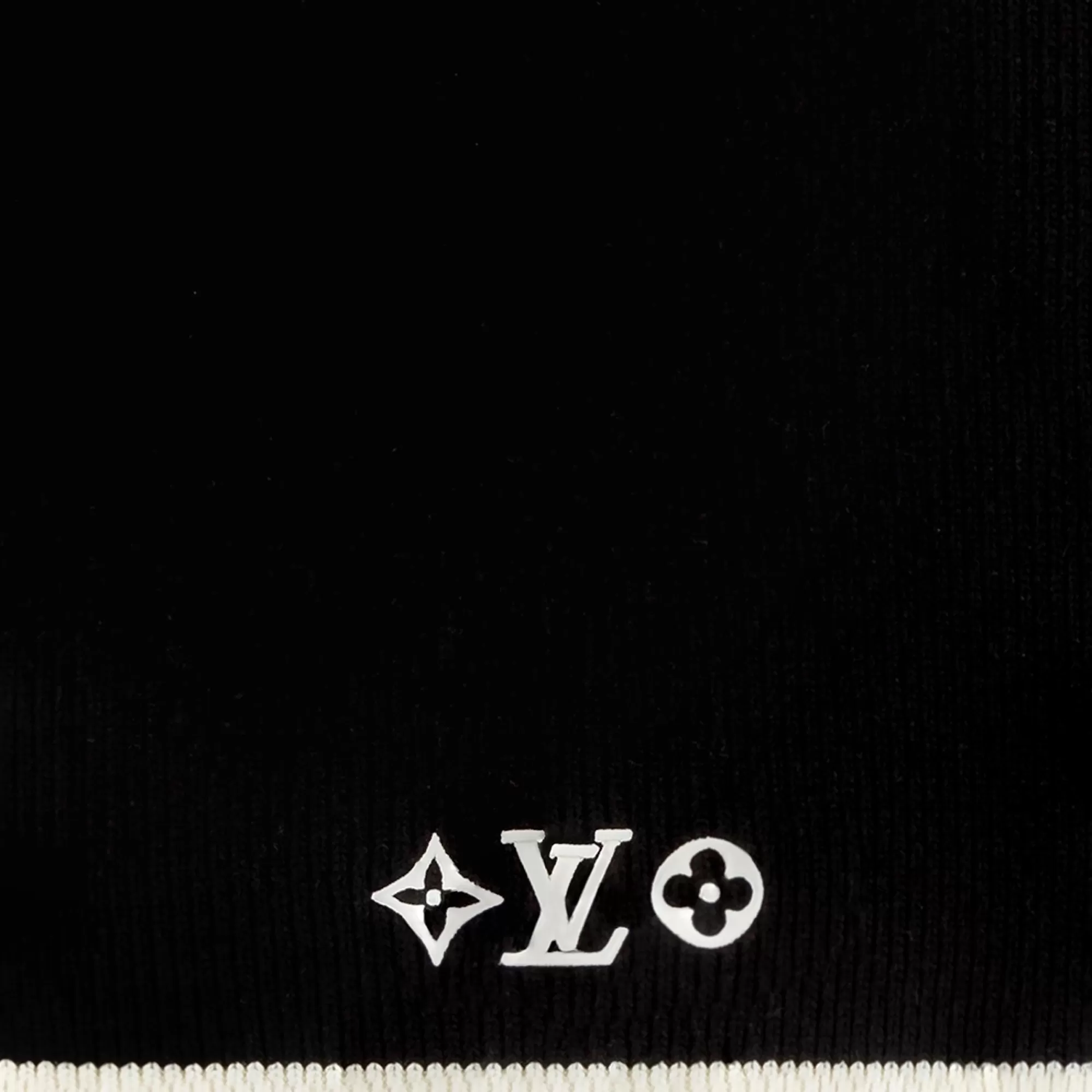 Clearance Louis Vuitton Lv Headline Scarf Black