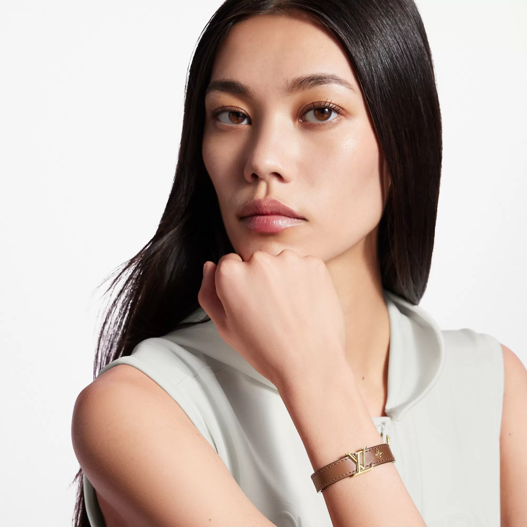 Cheap Louis Vuitton Lv Iconic Bracelet Tan