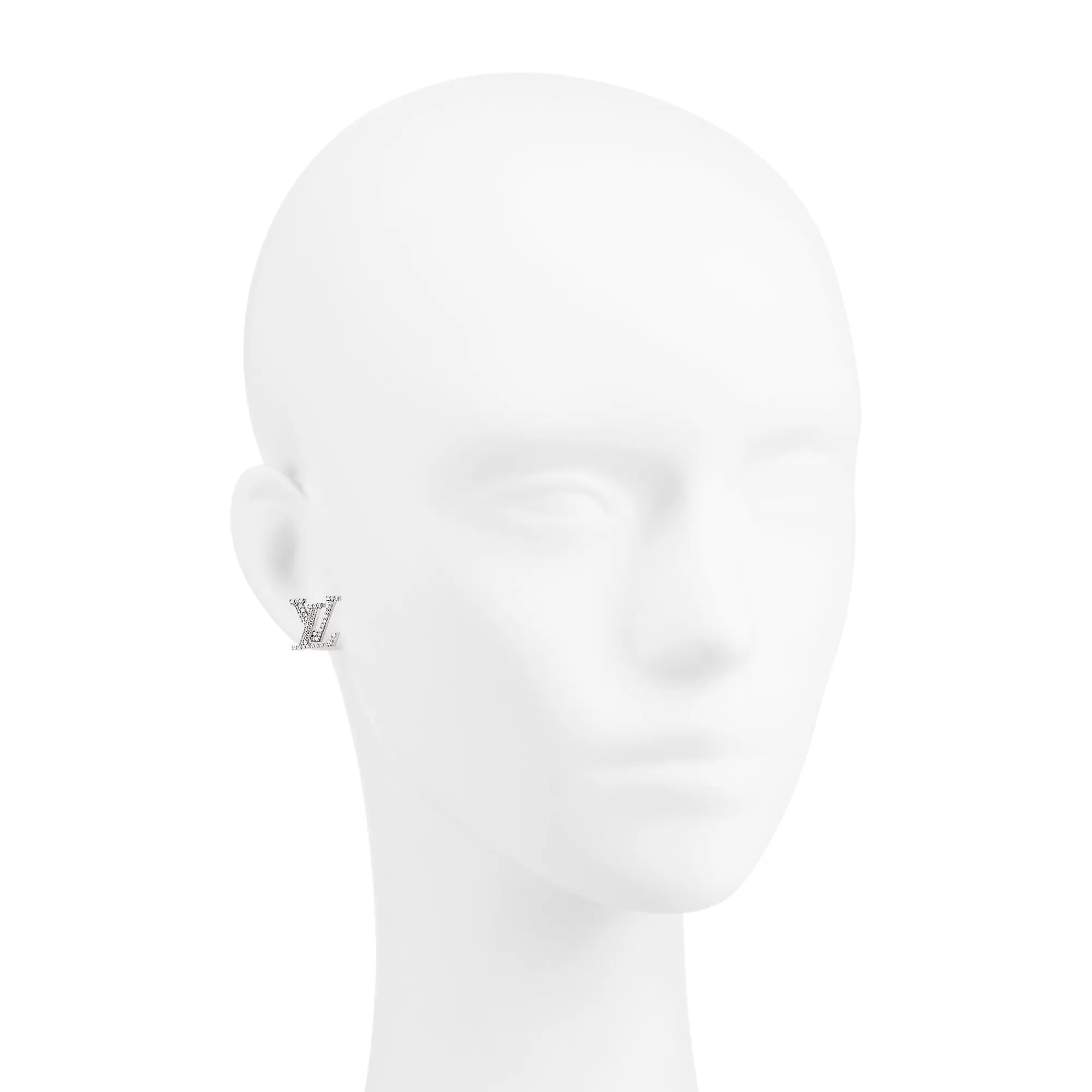 Outlet Louis Vuitton Lv Iconic Earrings Palladium