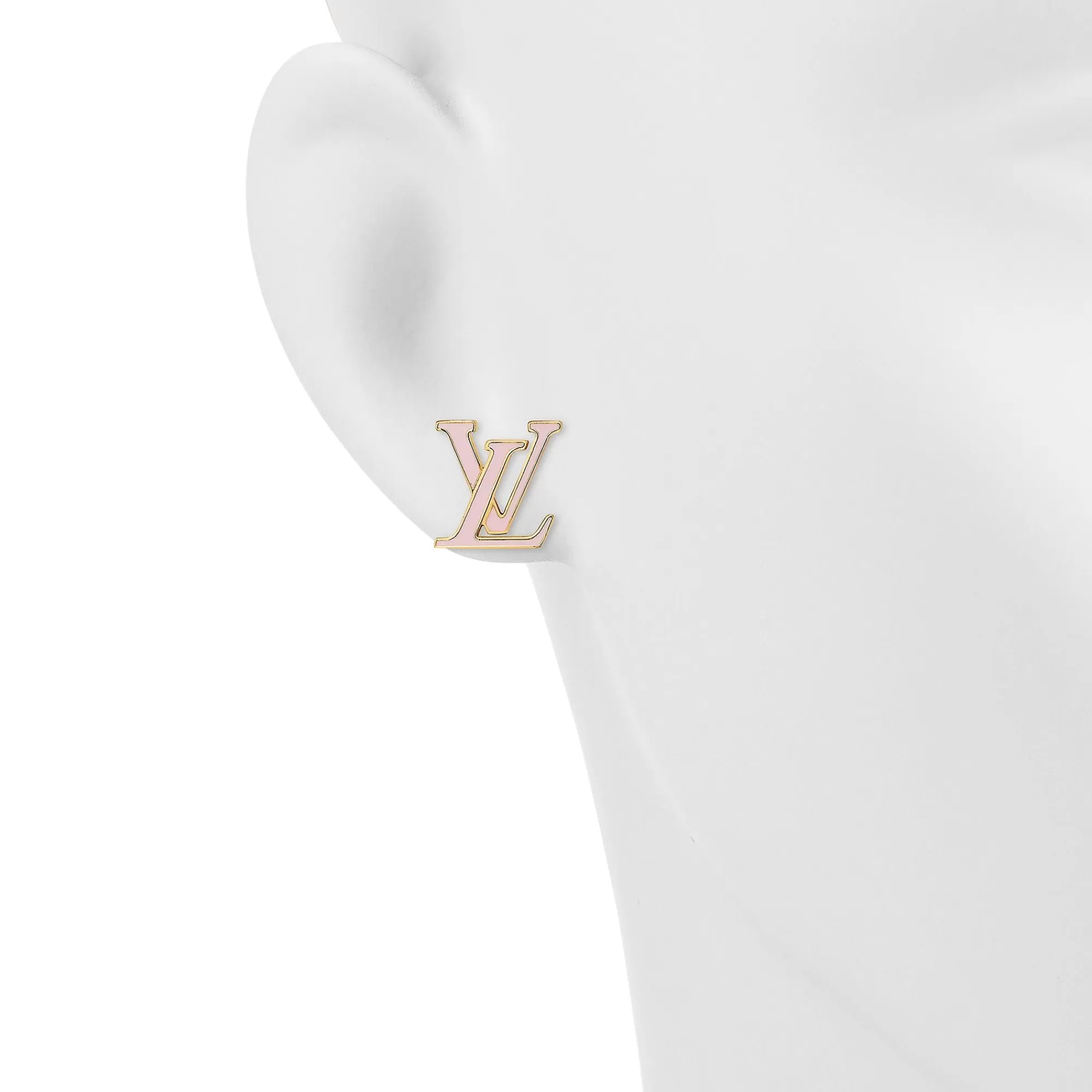 New Louis Vuitton Lv Iconic Enamel Earrings Pink