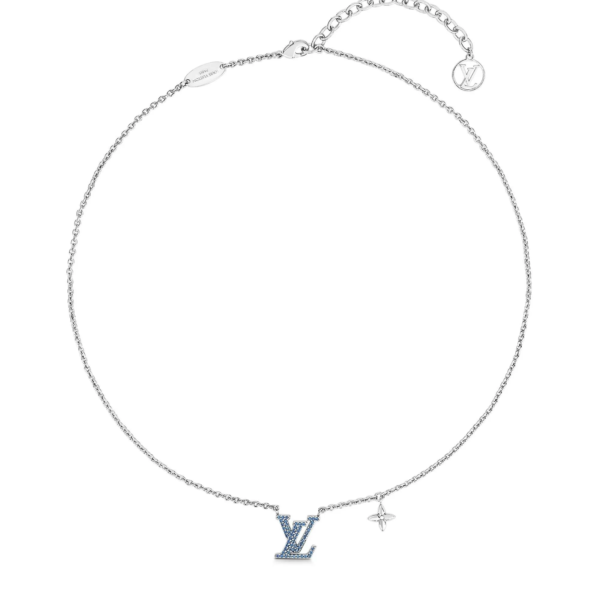Hot Louis Vuitton Lv Iconic Necklace Aquamarine