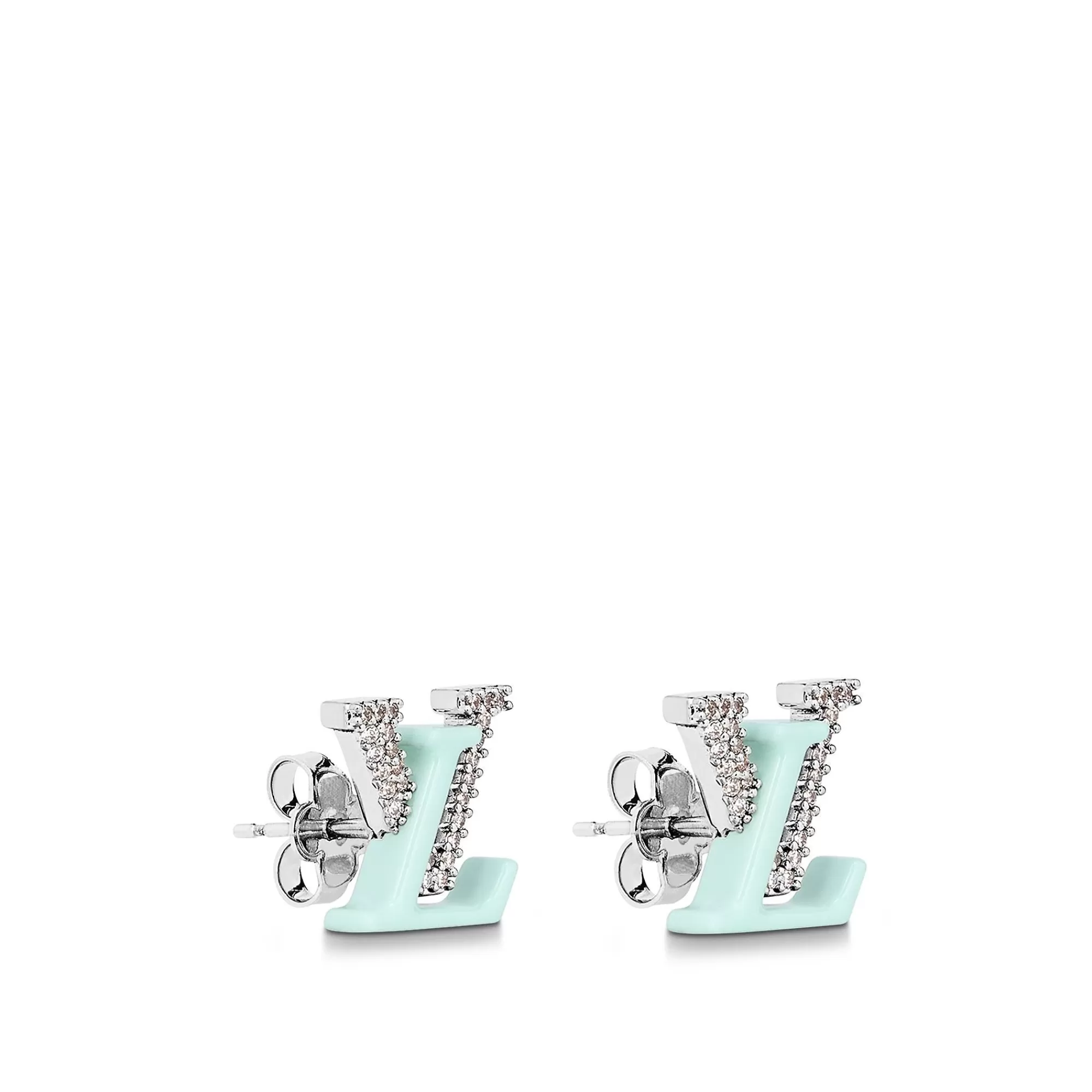 Outlet Louis Vuitton Lv Iconic Sweety Earrings Blue