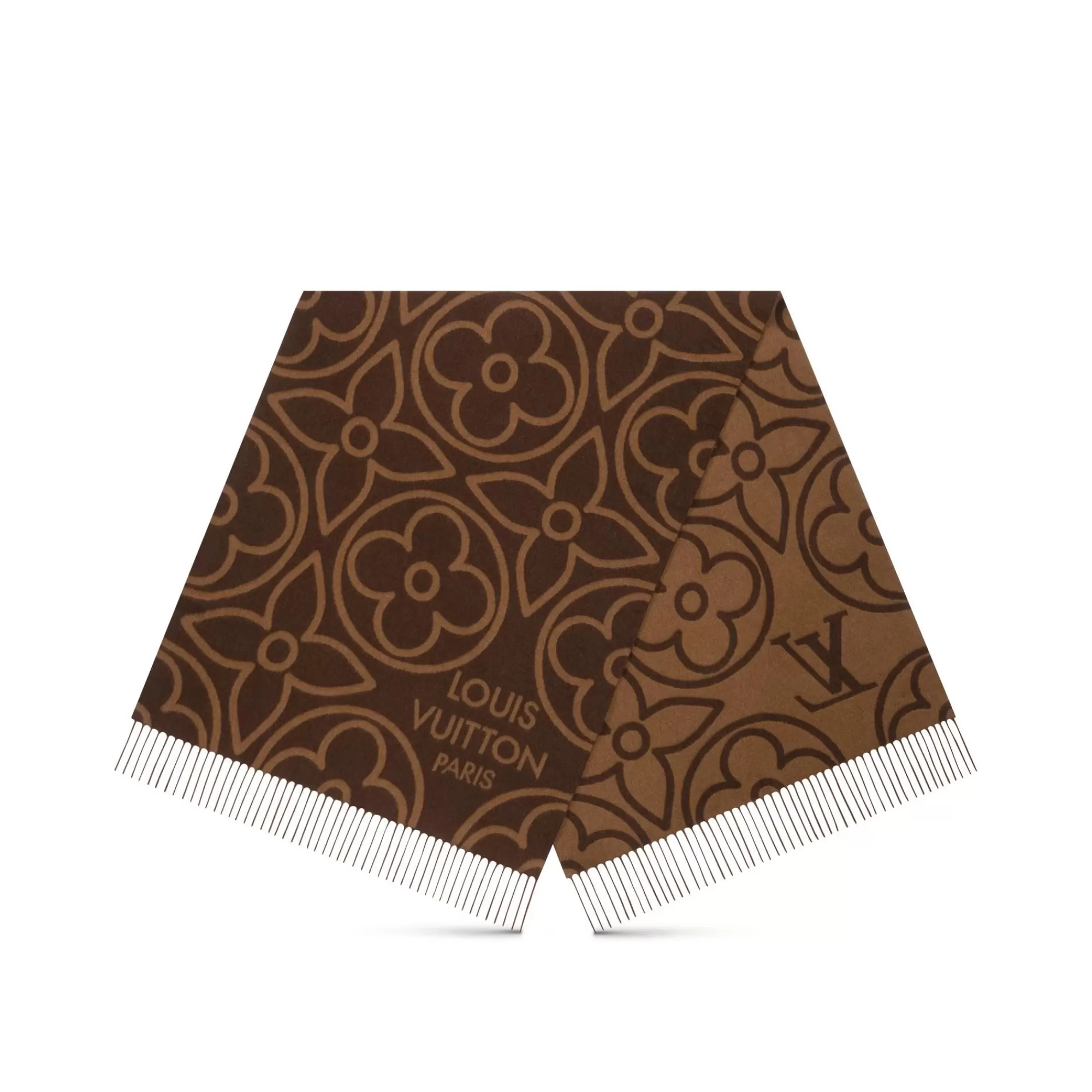 Flash Sale Louis Vuitton Lv In Bloom Scarf Brown