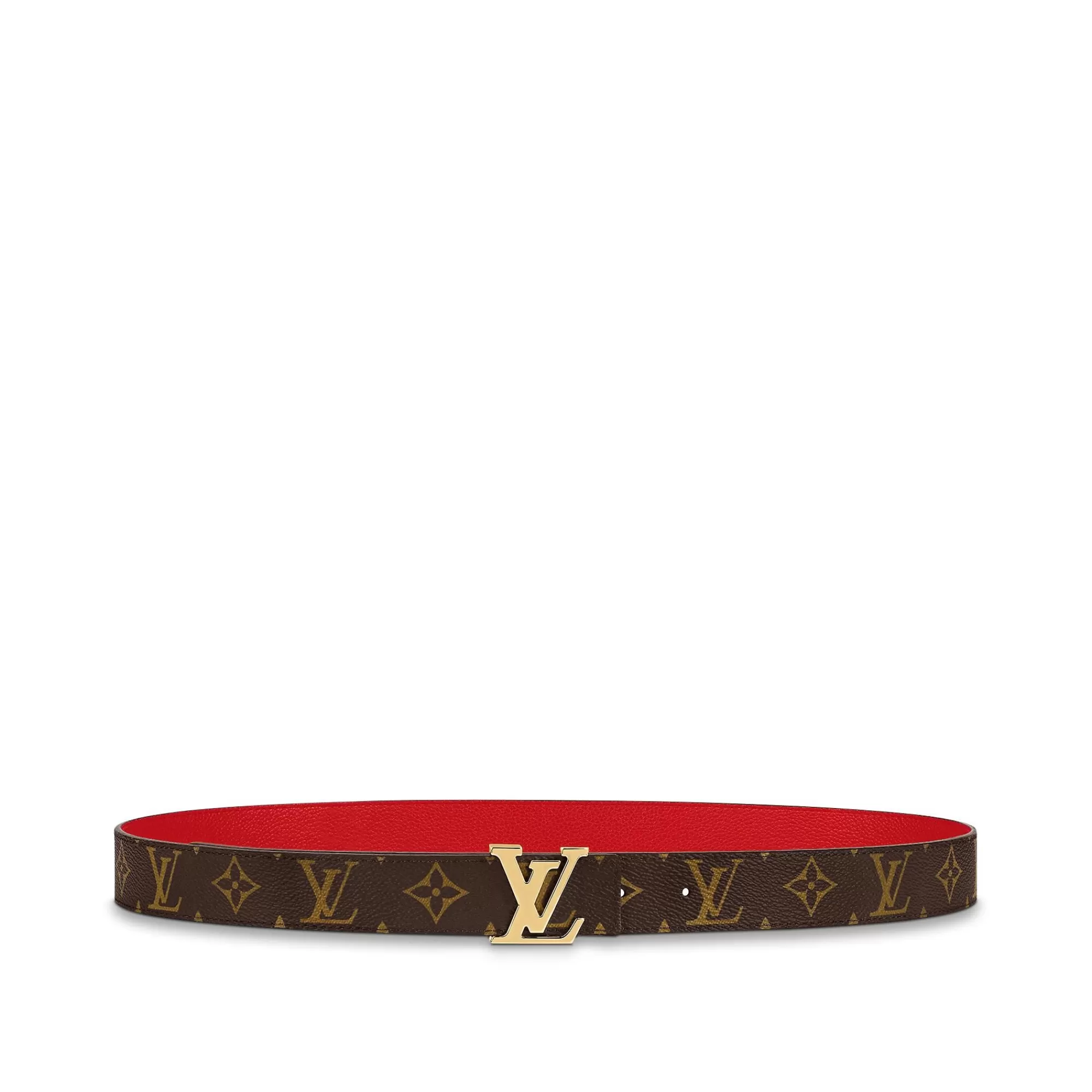 Clearance Louis Vuitton Lv Initiales 30Mm Reversible Belt Red