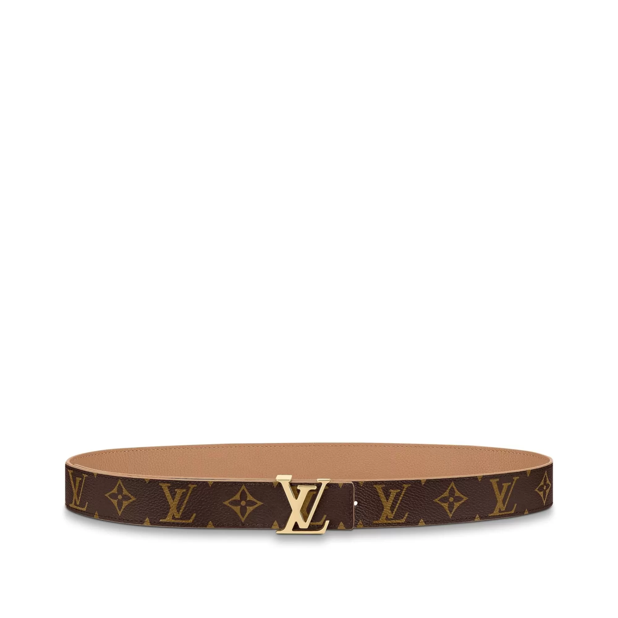 Shop Louis Vuitton Lv Initiales 30Mm Reversible Belt Brown