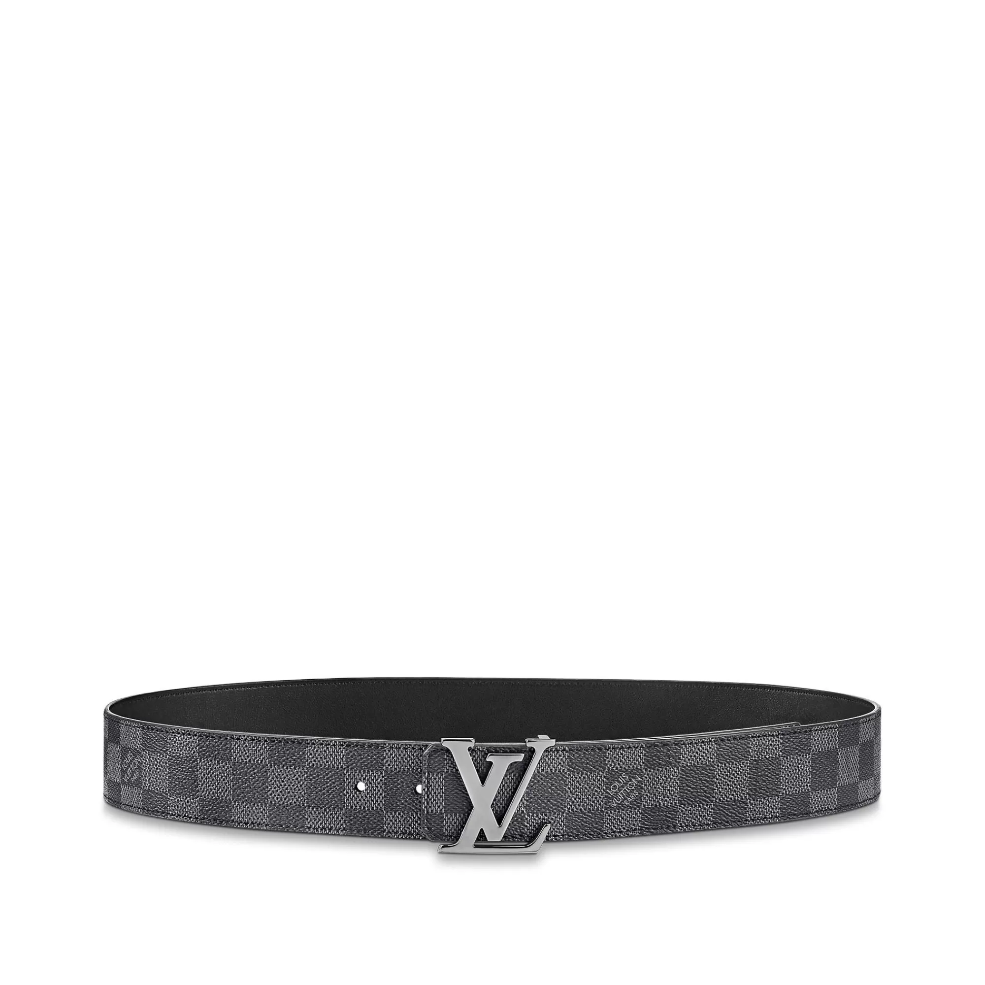 Fashion Louis Vuitton Lv Initiales 40Mm Reversible Belt Graphite