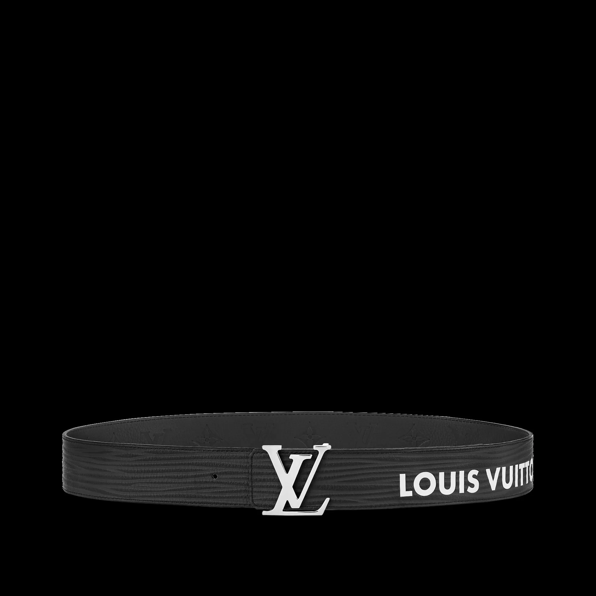 Hot Louis Vuitton Lv Initials 40Mm Reversible Belt Black