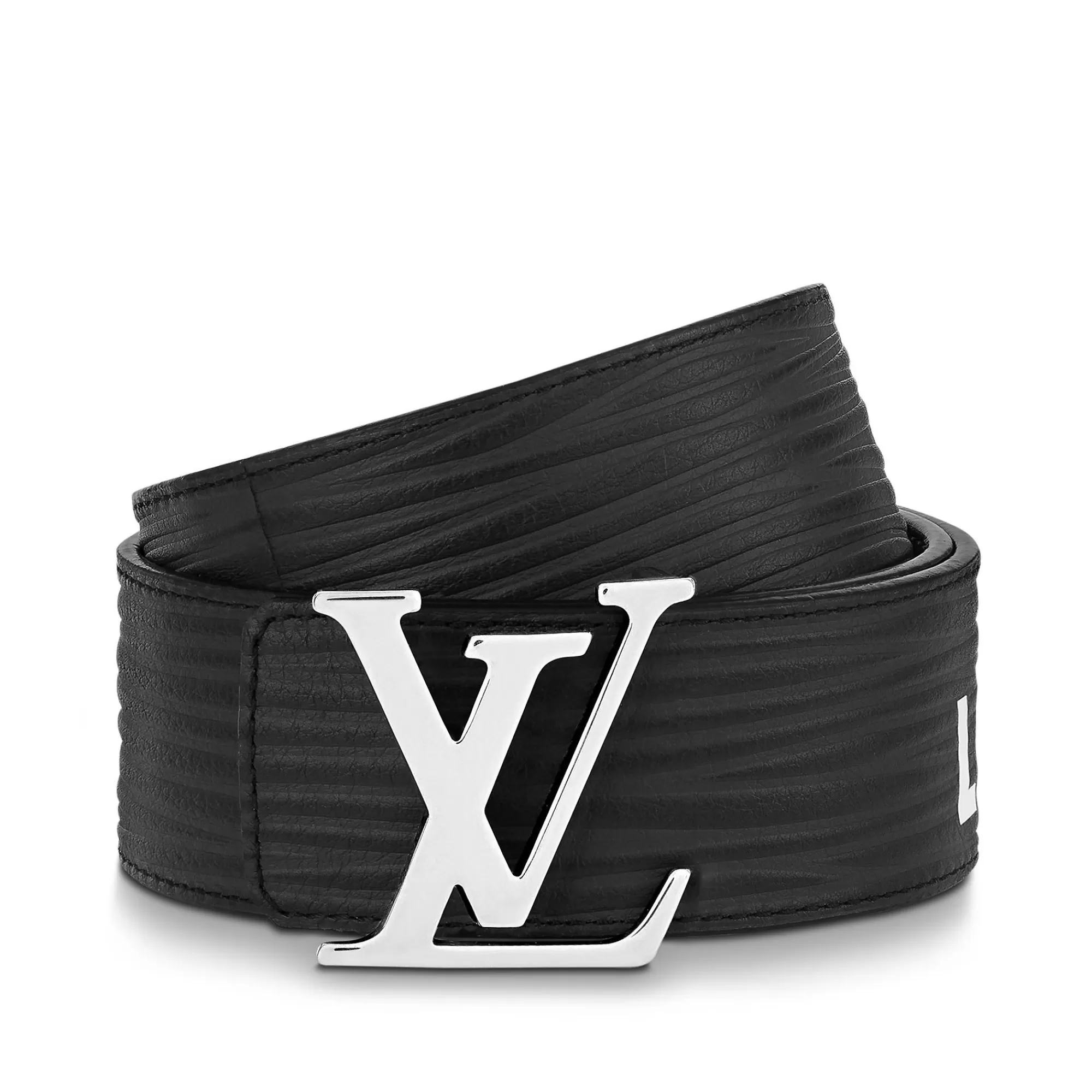 Hot Louis Vuitton Lv Initials 40Mm Reversible Belt Black