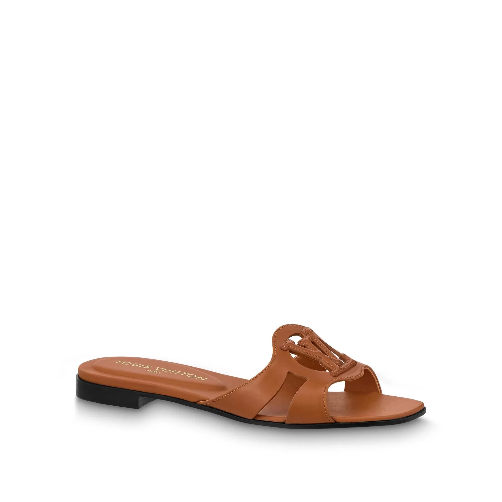 New Louis Vuitton Lv Isola Flat Mule Cognac