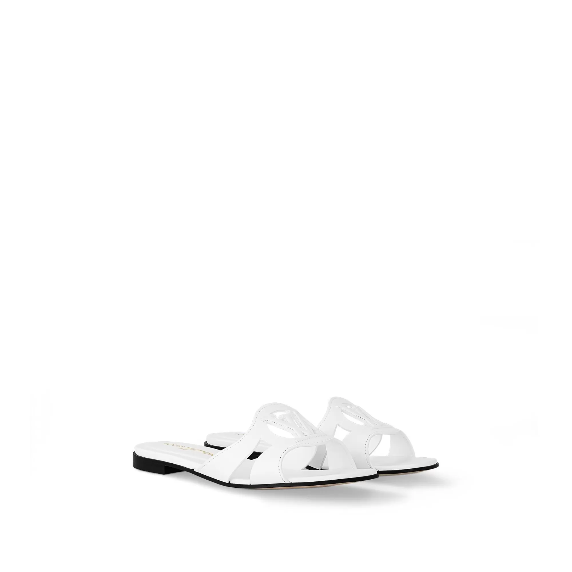 Outlet Louis Vuitton Lv Isola Flat Mule White