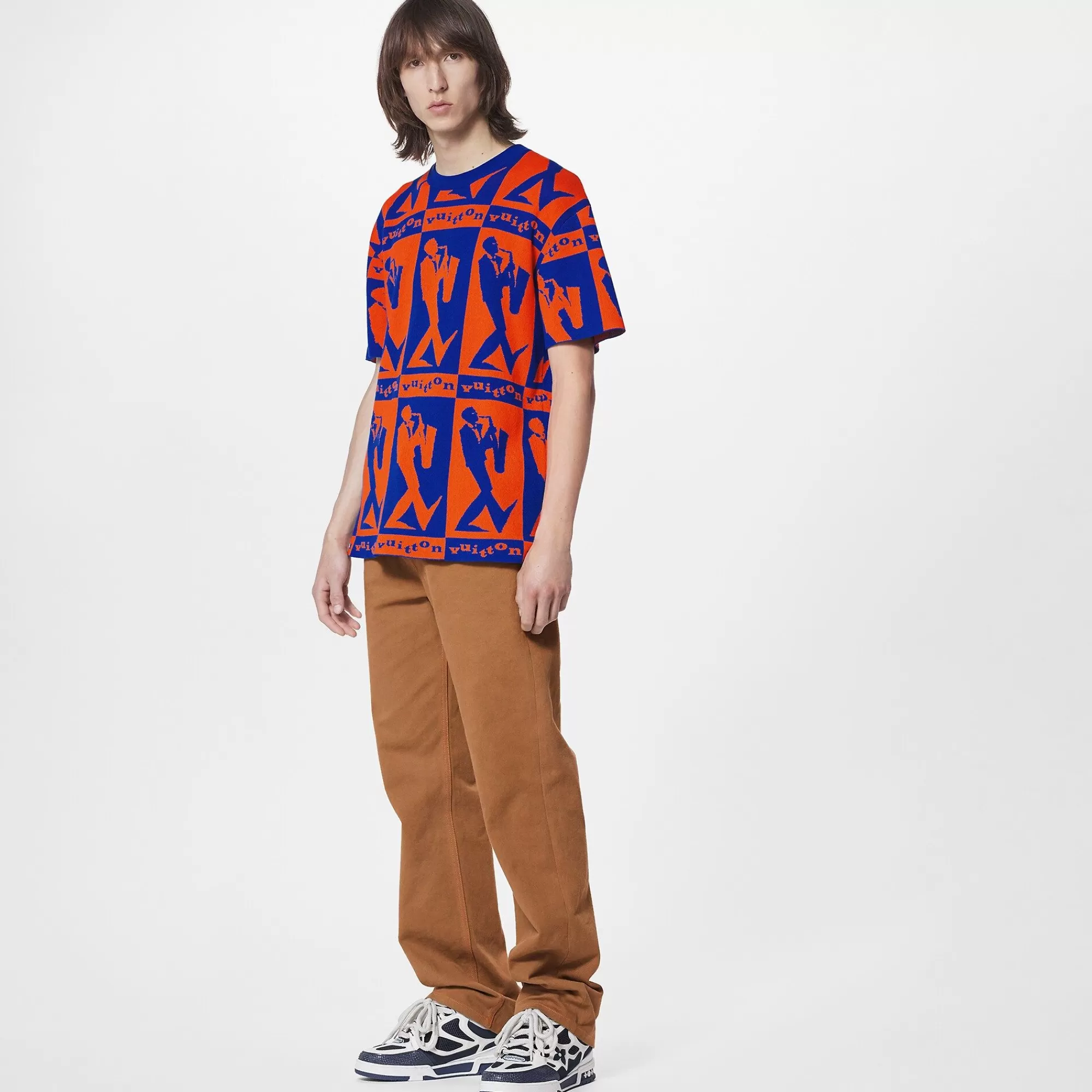 Flash Sale Louis Vuitton Lv Jazz Flyers Short-Sleeved Knitwear