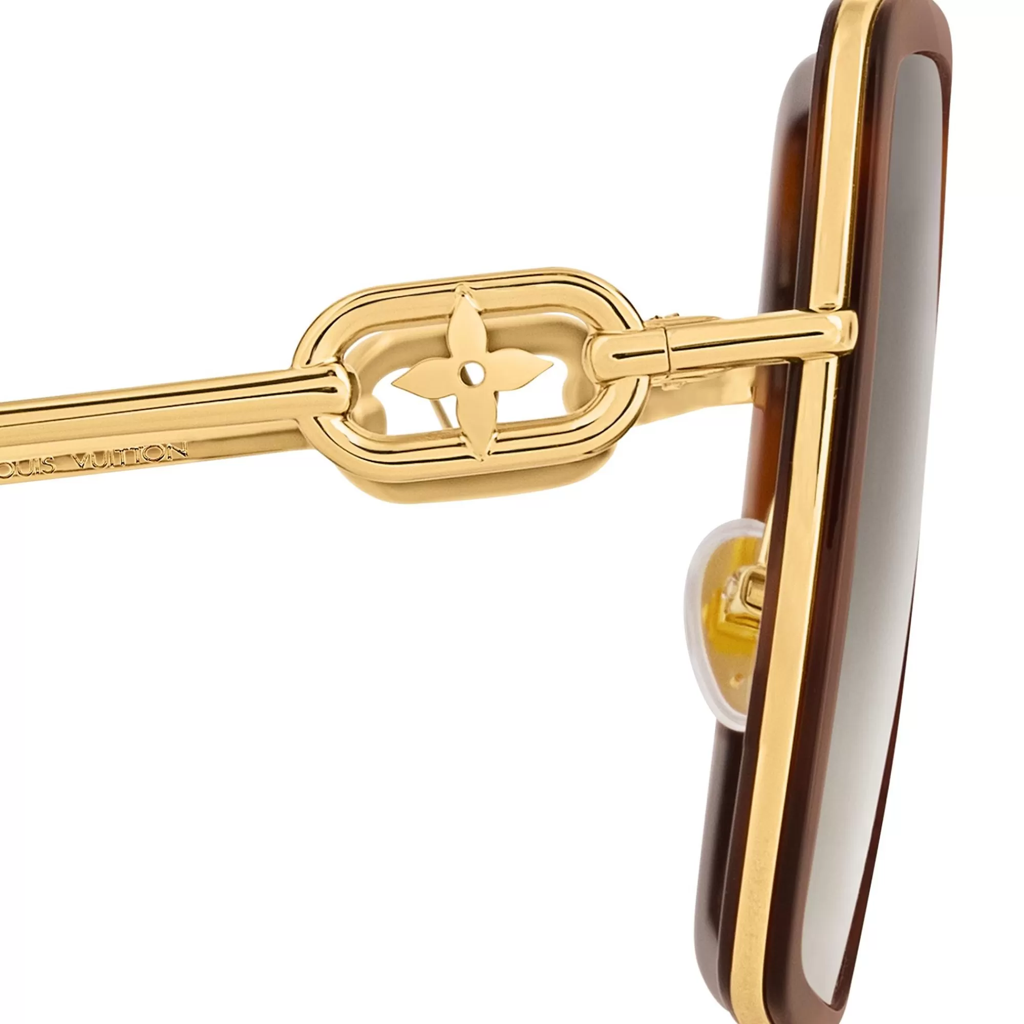 Shop Louis Vuitton Lv Link One Square Sunglasses