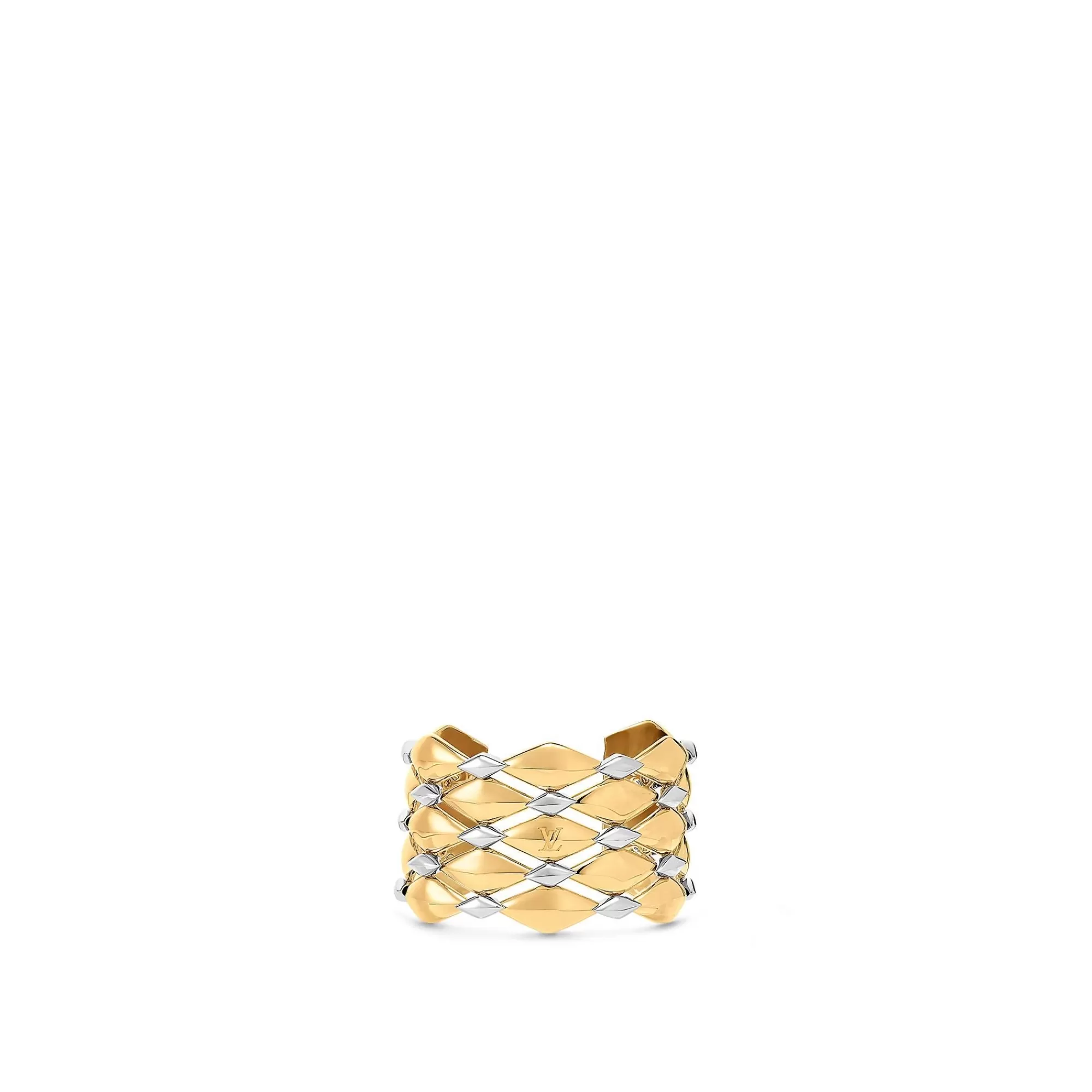 New Louis Vuitton Lv Malletage Bracelet Gold