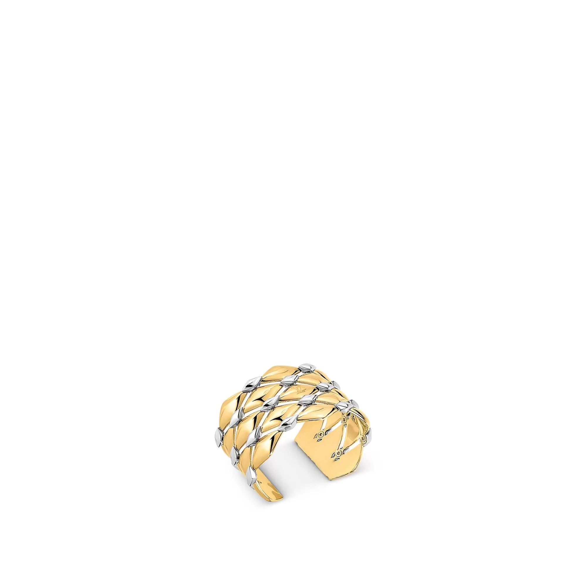 New Louis Vuitton Lv Malletage Bracelet Gold