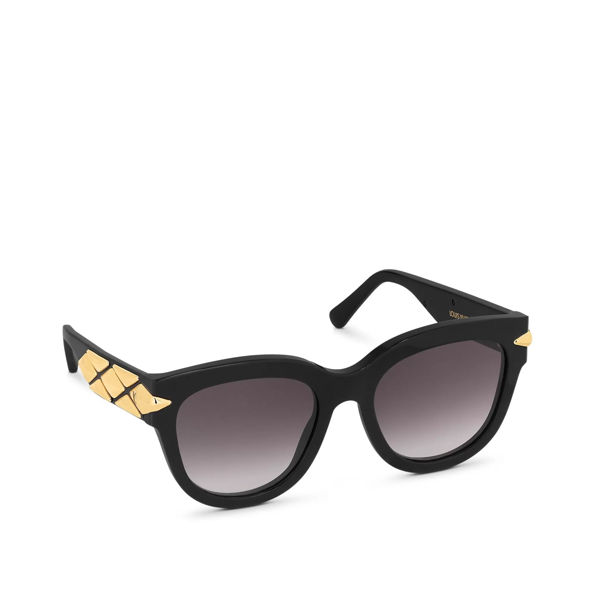 Flash Sale Louis Vuitton Lv Malletage Round Sunglasses Black