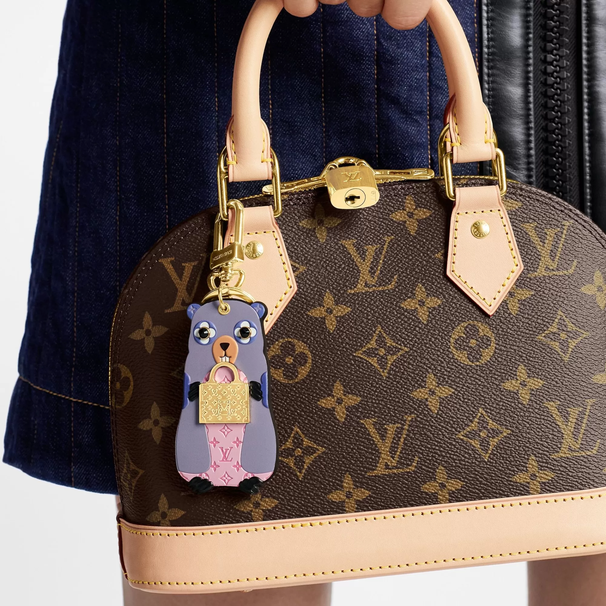 Store Louis Vuitton Lv Marmott Keyring And Bag Charm