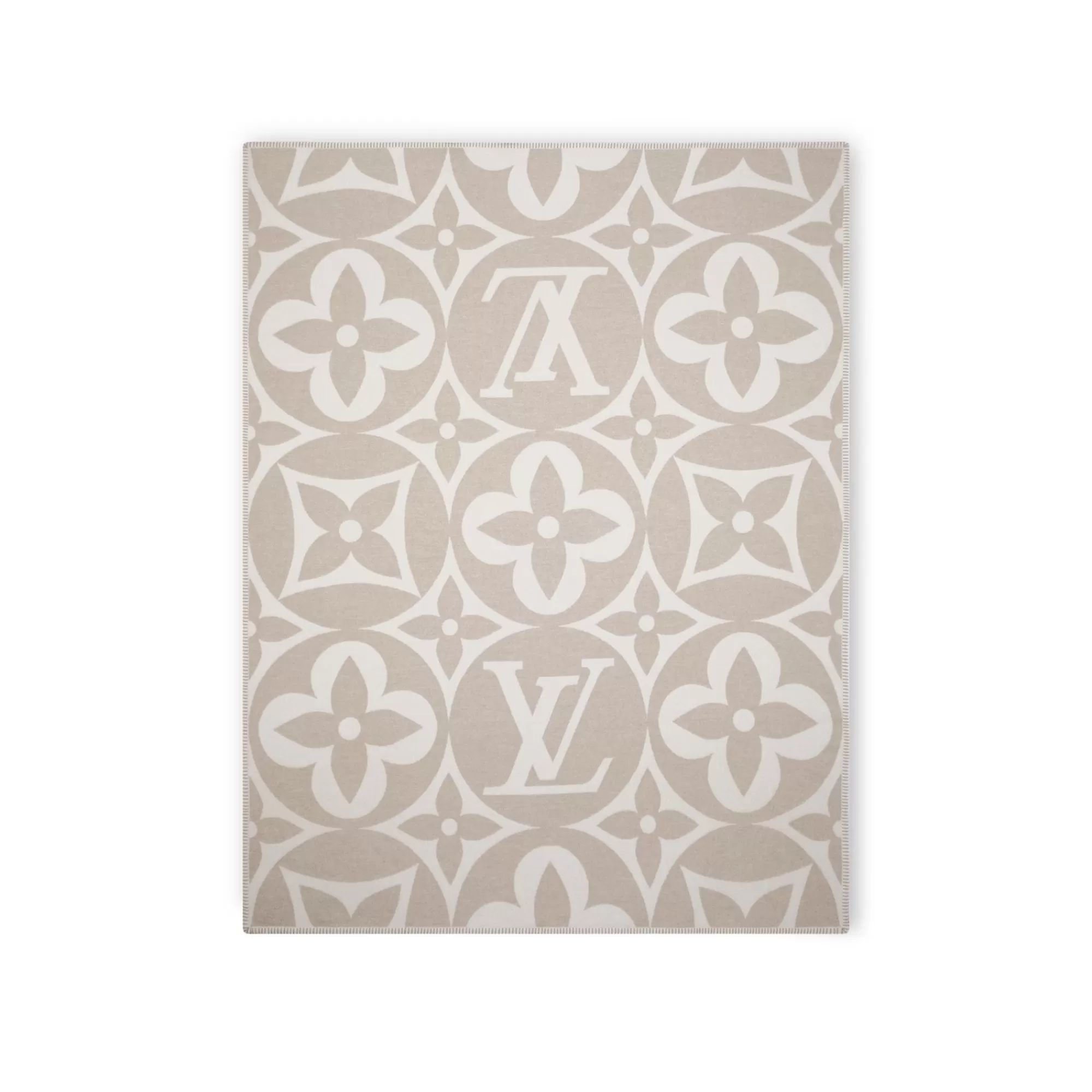 Best Sale Louis Vuitton Lv Medallion Blanket Greige