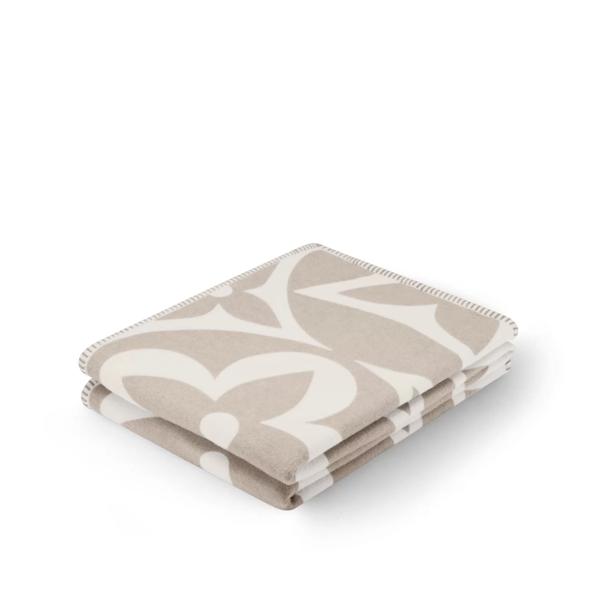 Best Sale Louis Vuitton Lv Medallion Blanket Greige