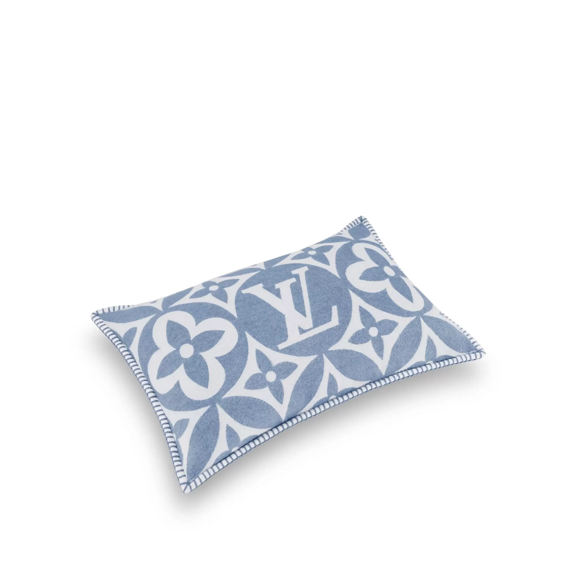 Outlet Louis Vuitton Lv Medallion Cushion Blue