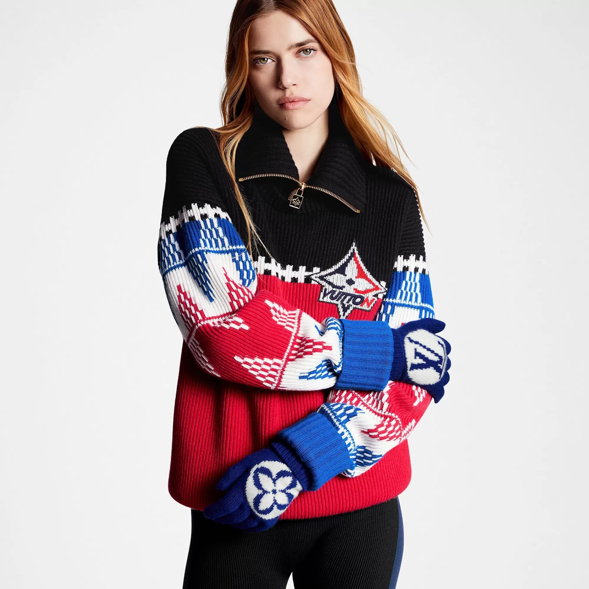 Fashion Louis Vuitton Lv Medallion Gloves