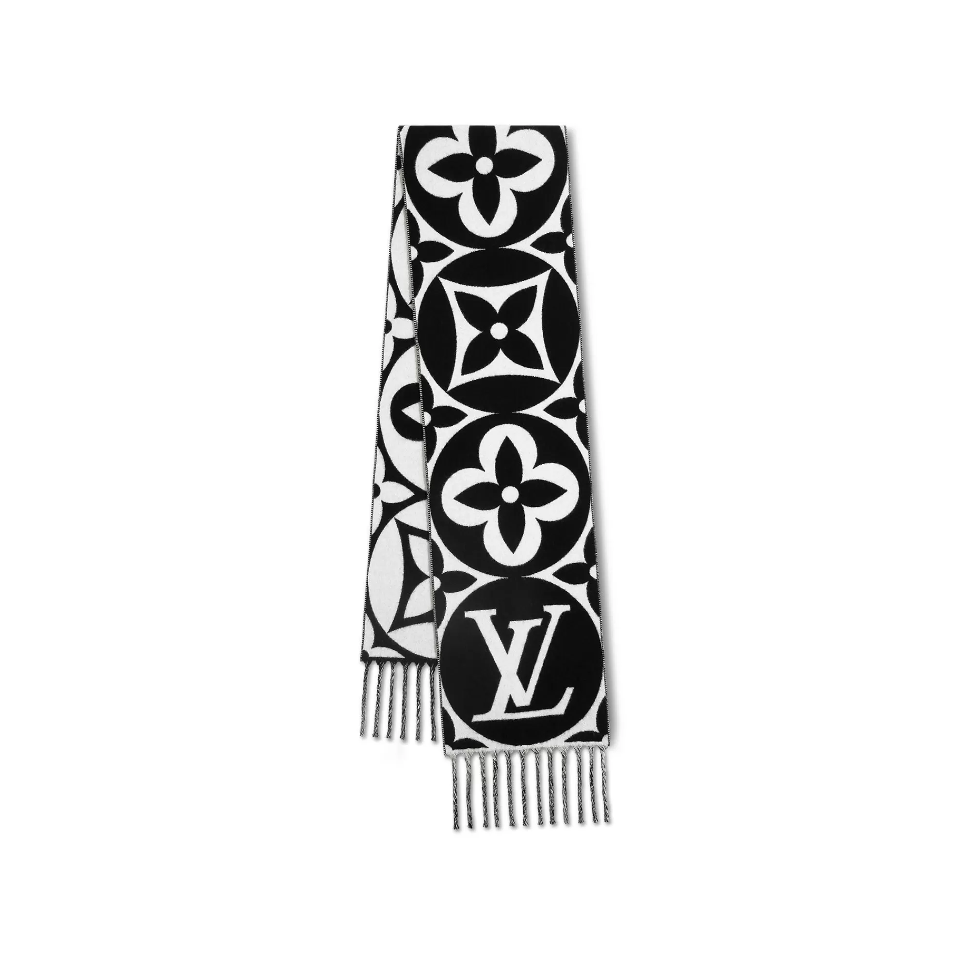 Online Louis Vuitton Lv Medallion Scarf Black