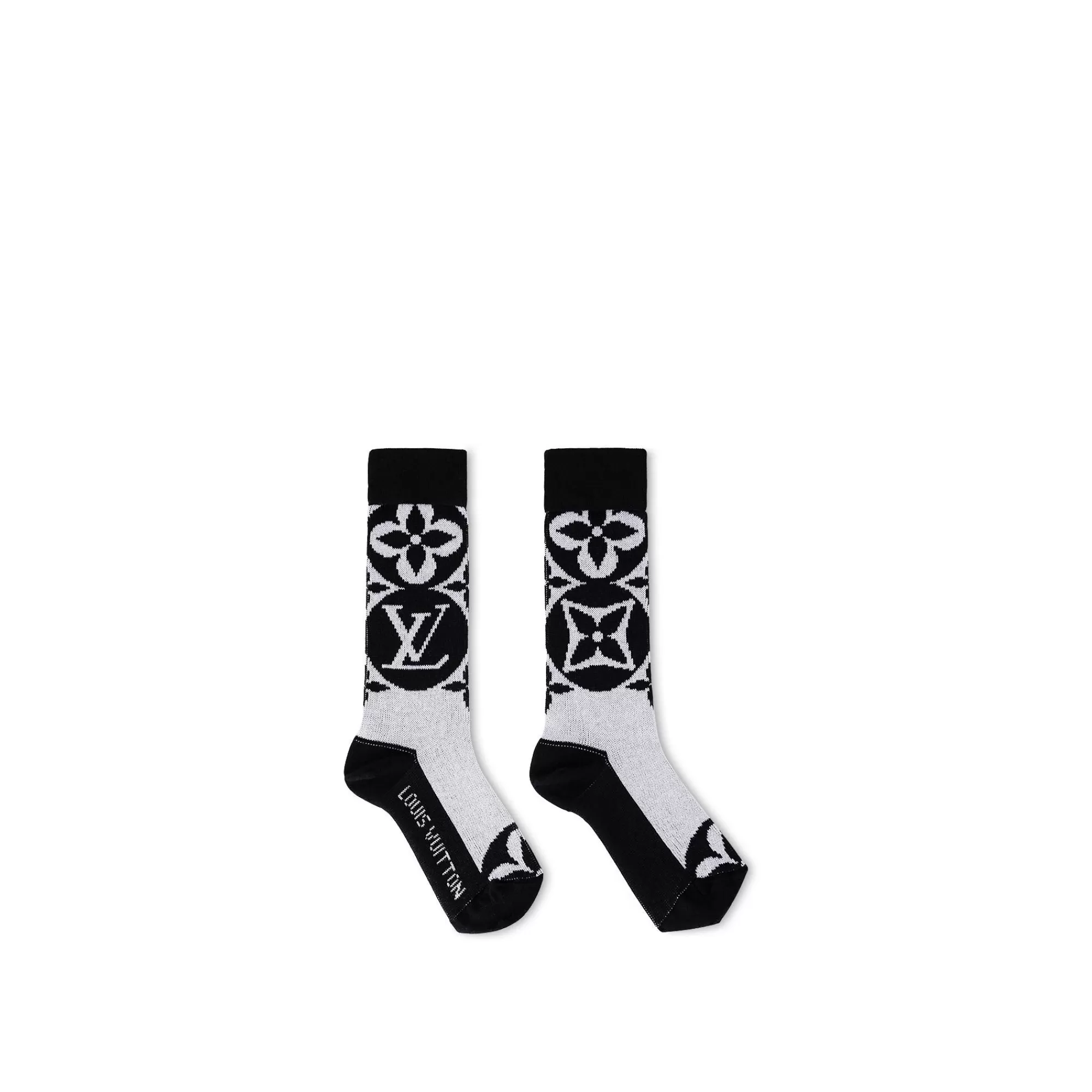 Best Sale Louis Vuitton Lv Medallion Socks Black