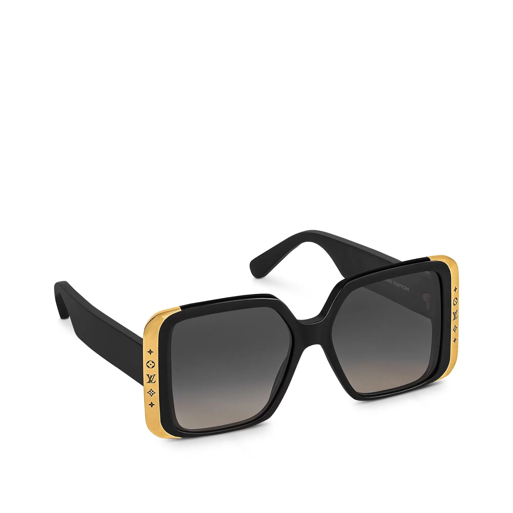 Clearance Louis Vuitton Lv Moon Square Sunglasses Black