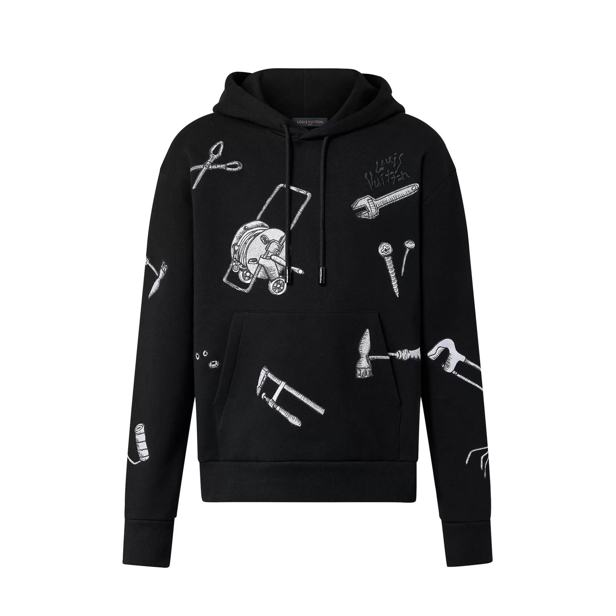 Best Sale Louis Vuitton Lv Multi-Tools Embrodered Hoodie