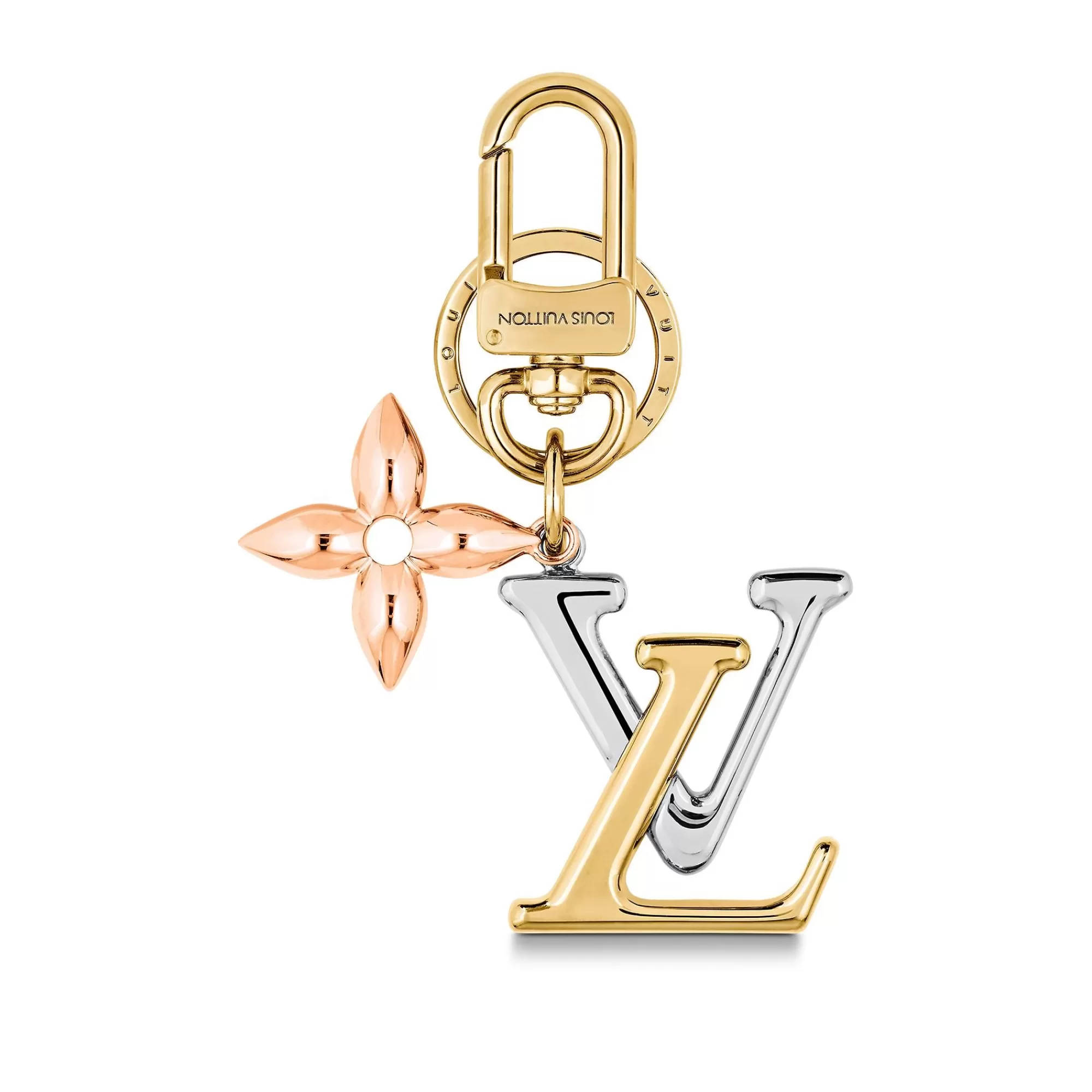 New Louis Vuitton Lv New Wave Bag Charm And Key Holder