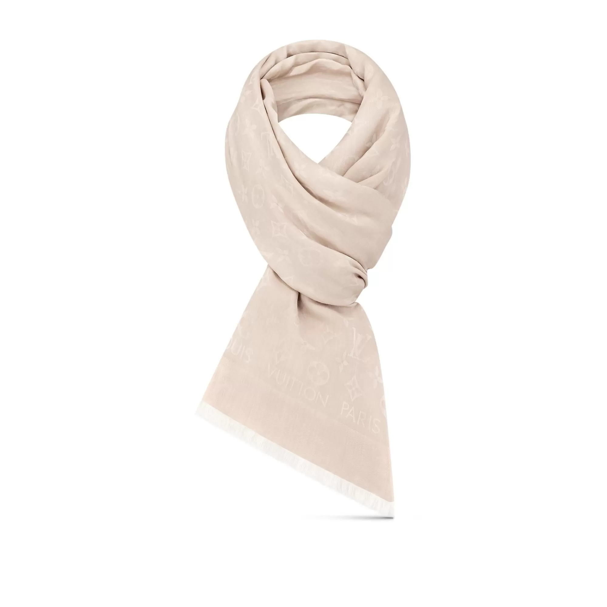 Fashion Louis Vuitton Lv Nuage Stole Beige
