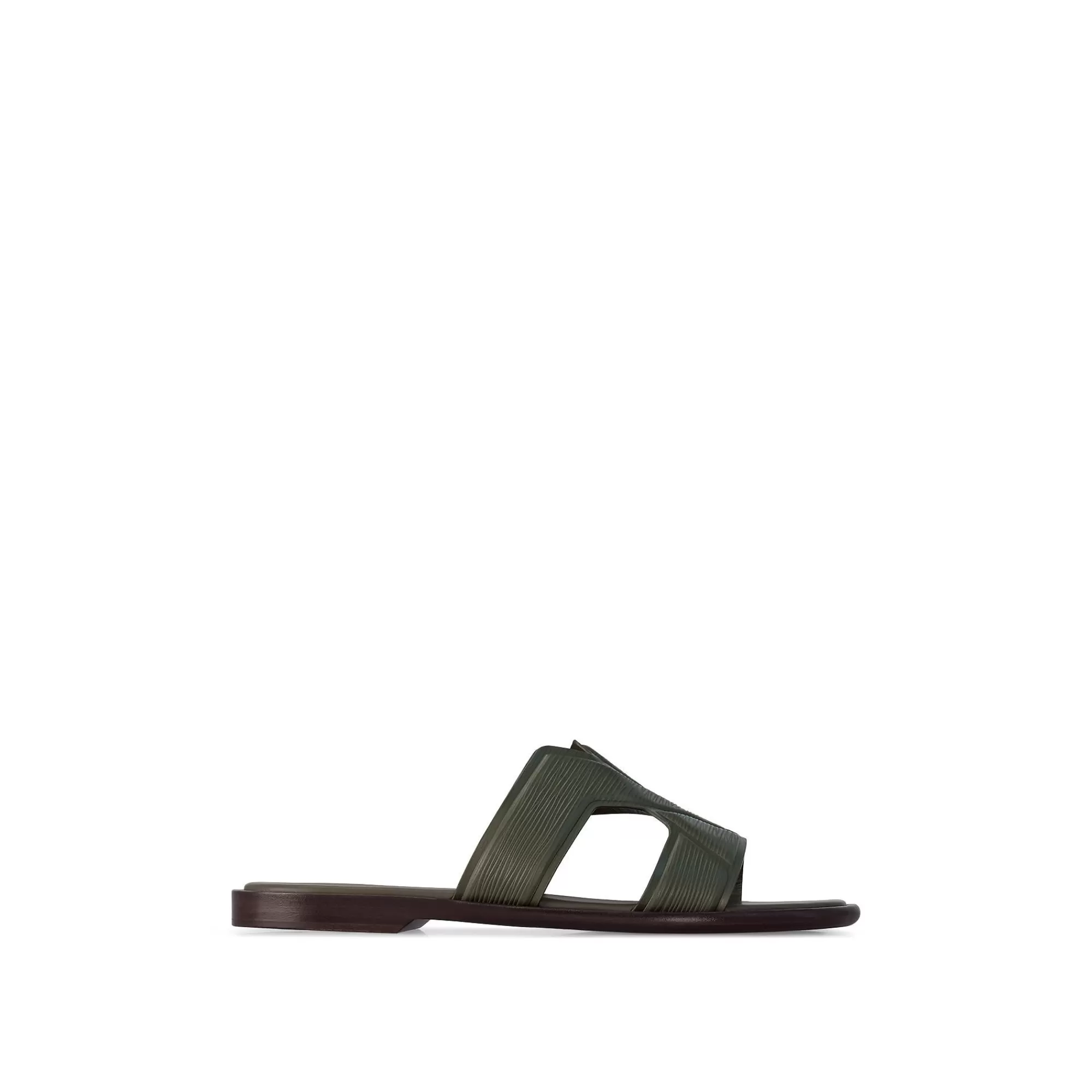 Shop Louis Vuitton Lv Oasis Mule Khaki
