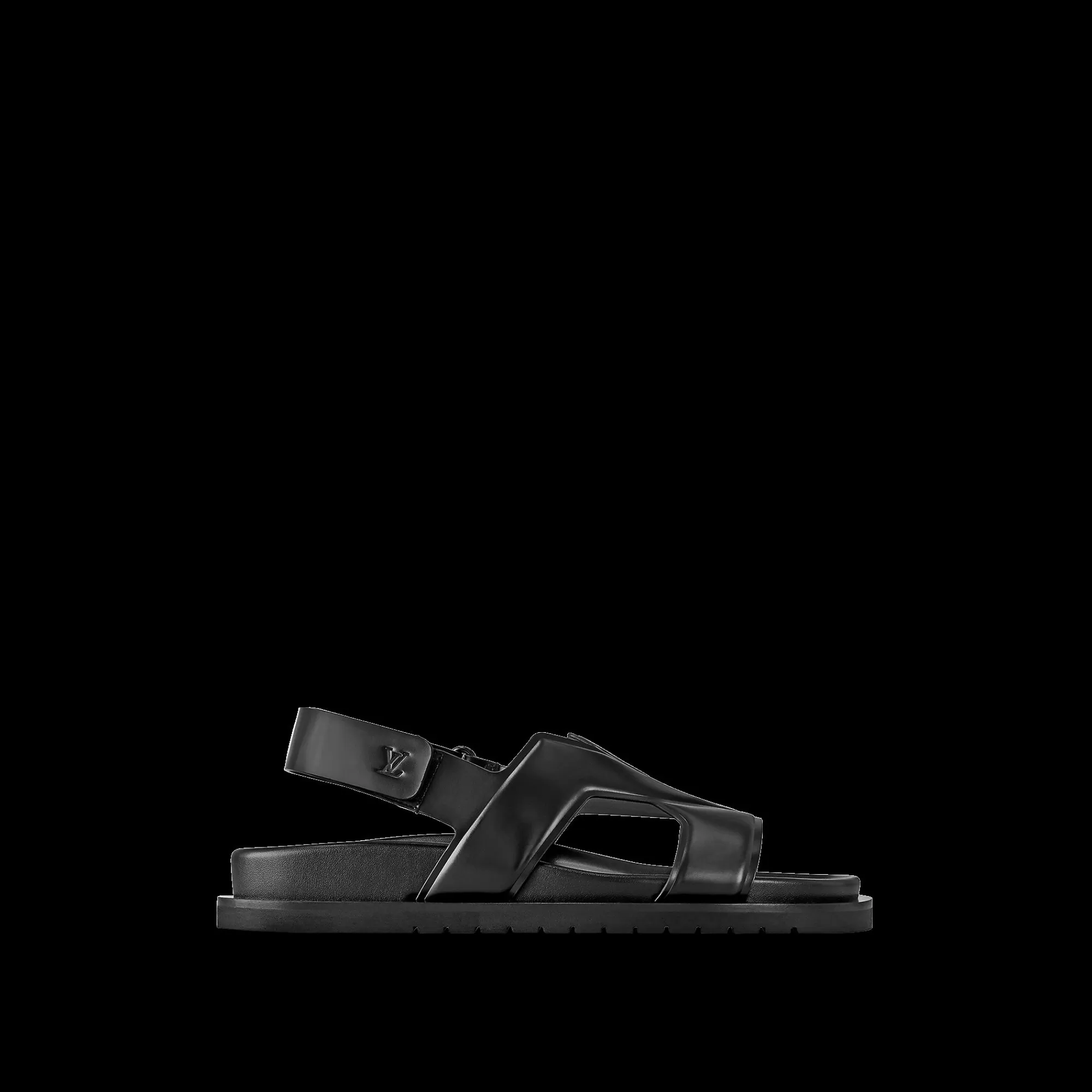 New Louis Vuitton Lv Oasis Sandal Black