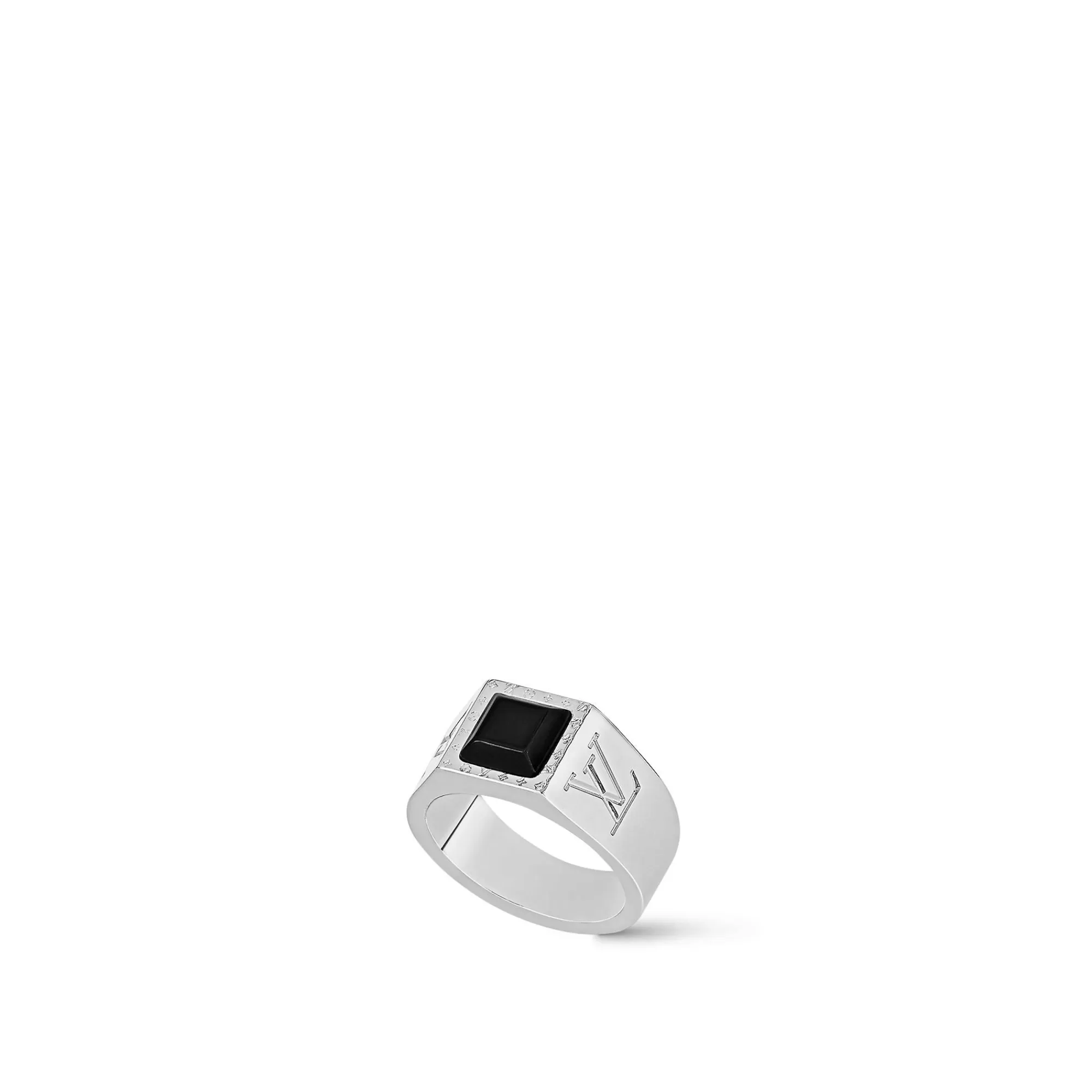 Best Louis Vuitton Lv Onyx Signet Ring
