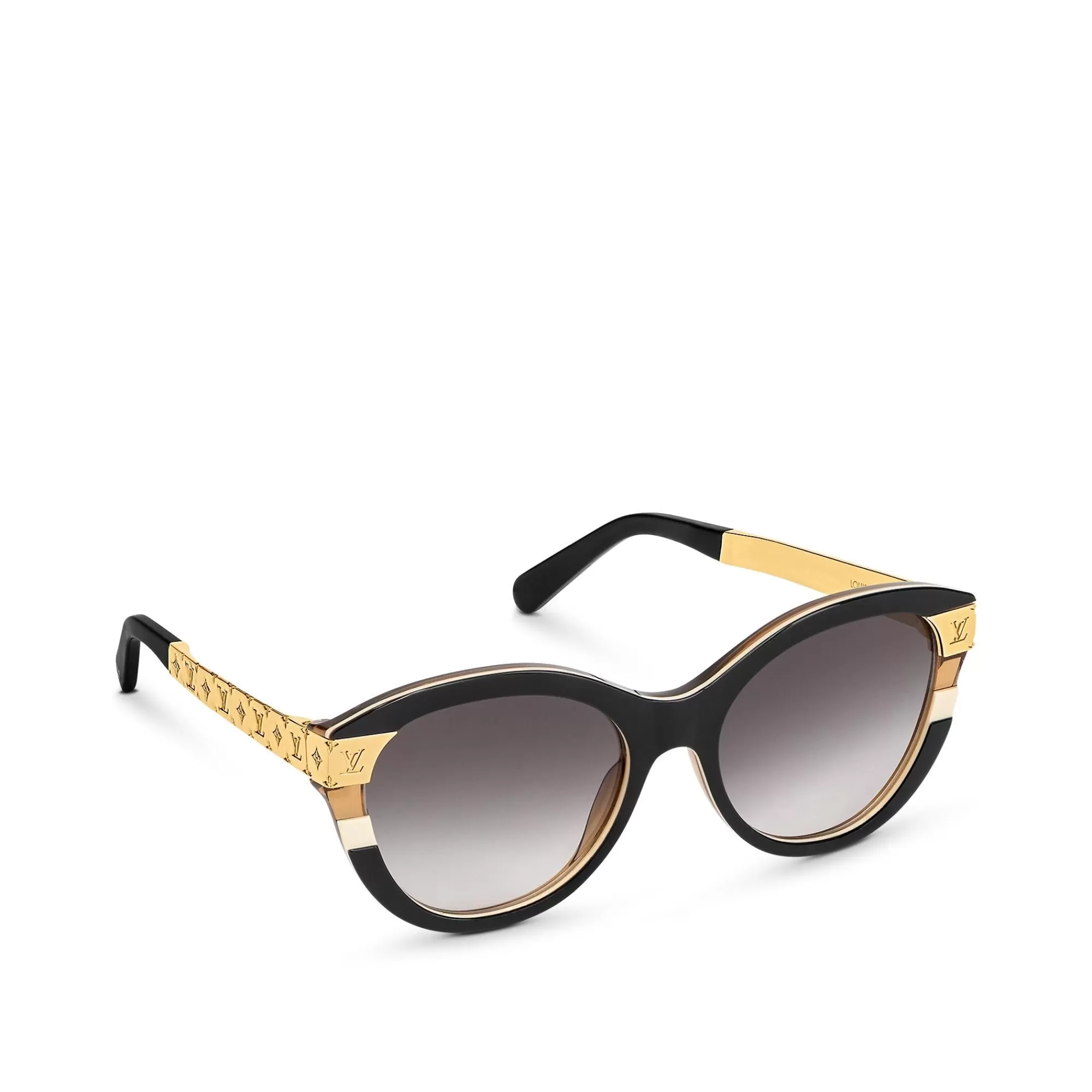 New Louis Vuitton Lv Petit Soupcon Cat Eye Sunglasses Black