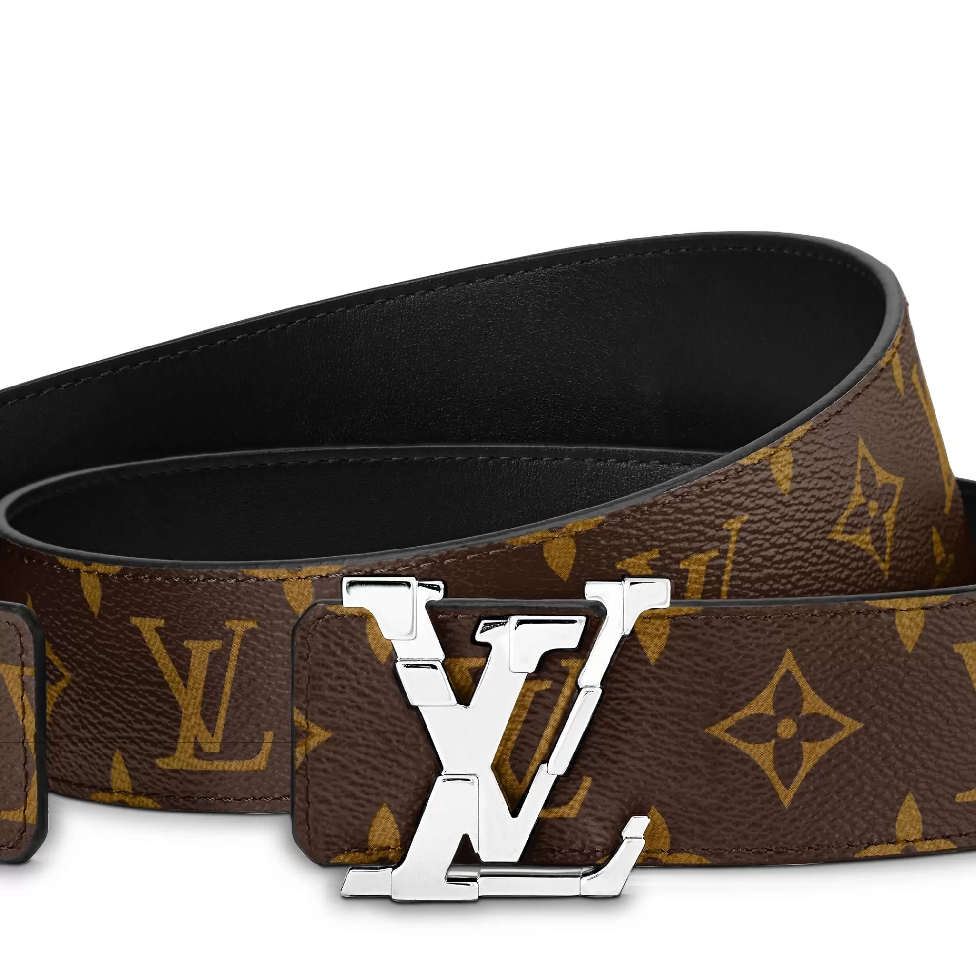 Shop Louis Vuitton Lv Pixel 40Mm Reversible Belt Monogram
