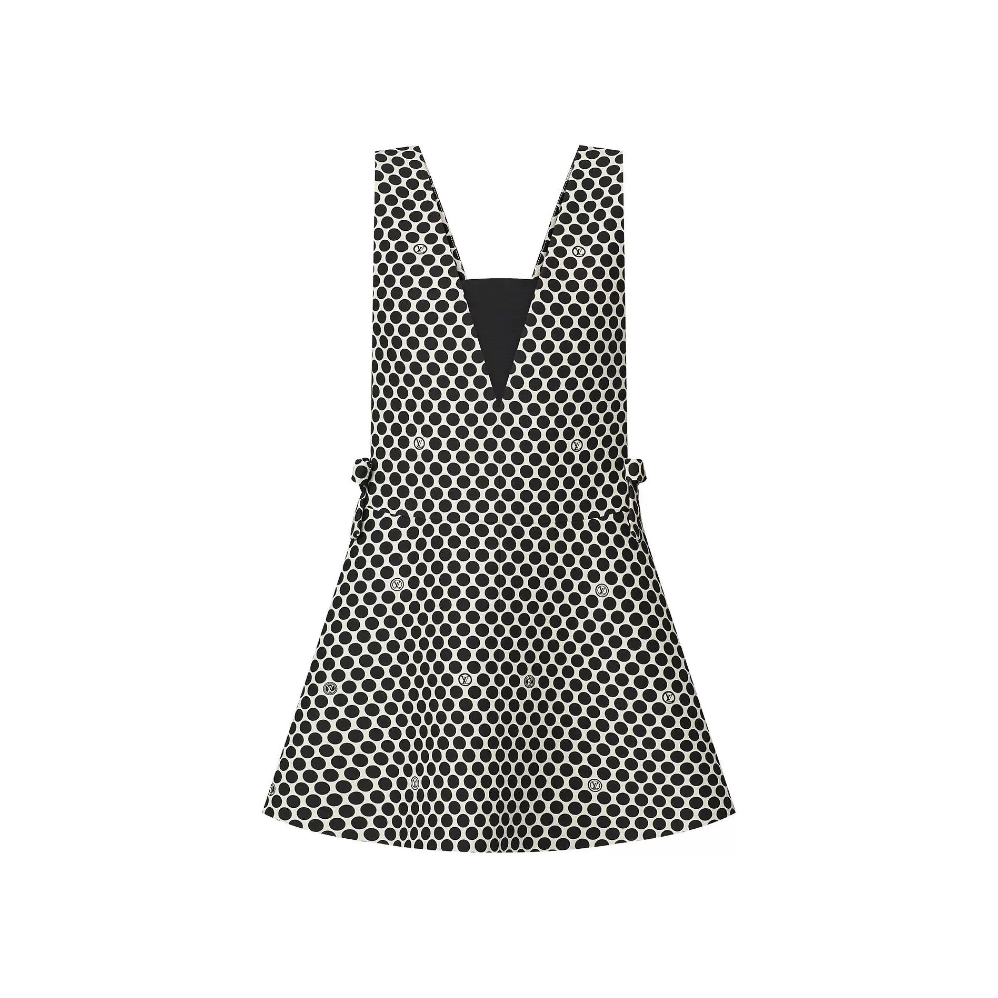 Sale Louis Vuitton Lv Polka Dot Plunge Dress