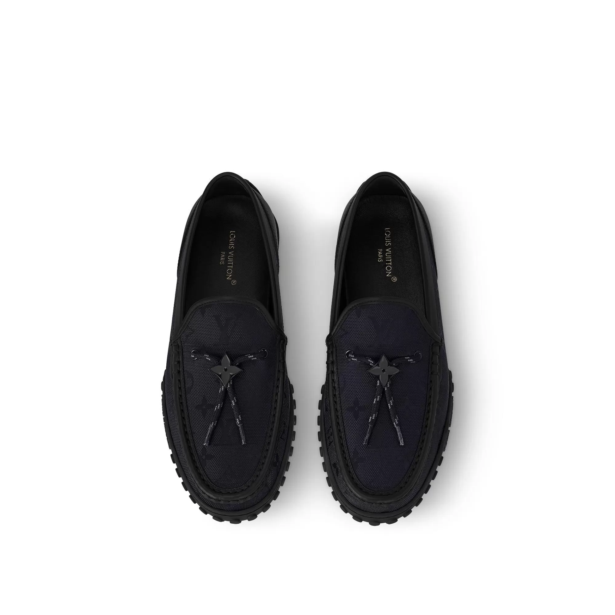 Discount Louis Vuitton Lv Racer Moccasin Black