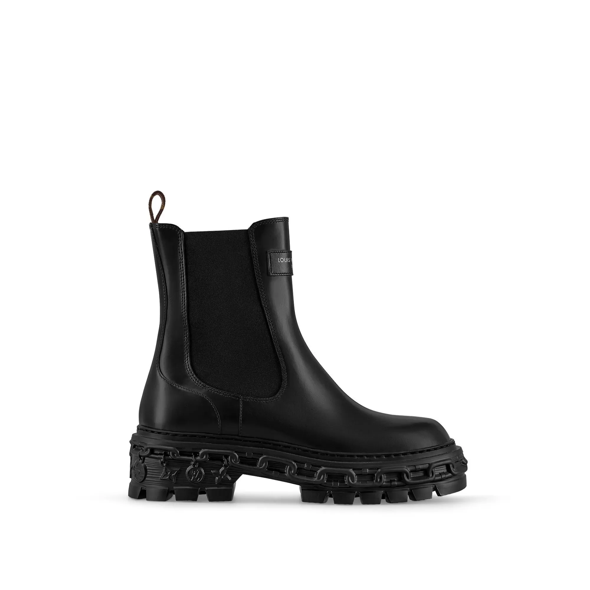 Outlet Louis Vuitton Lv Record Chelsea Boot Black