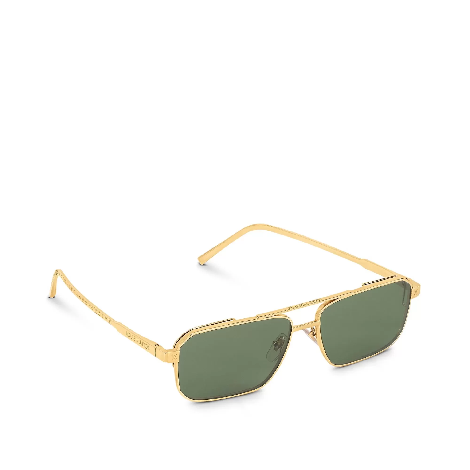 Outlet Louis Vuitton Lv Rise Metal Square Sunglasses