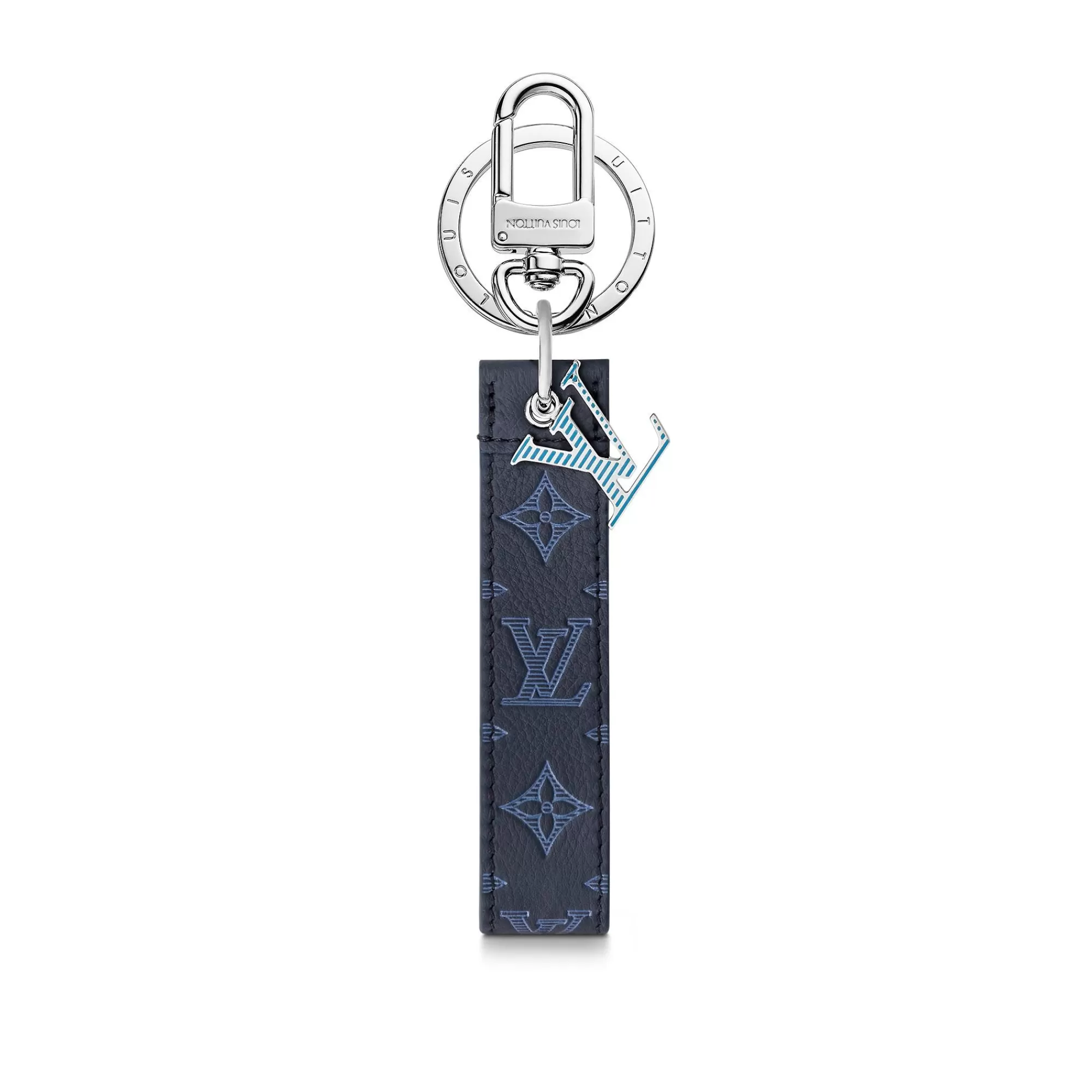 Discount Louis Vuitton Lv Shadow Dragonne Key Holder And Bag Charm Blue