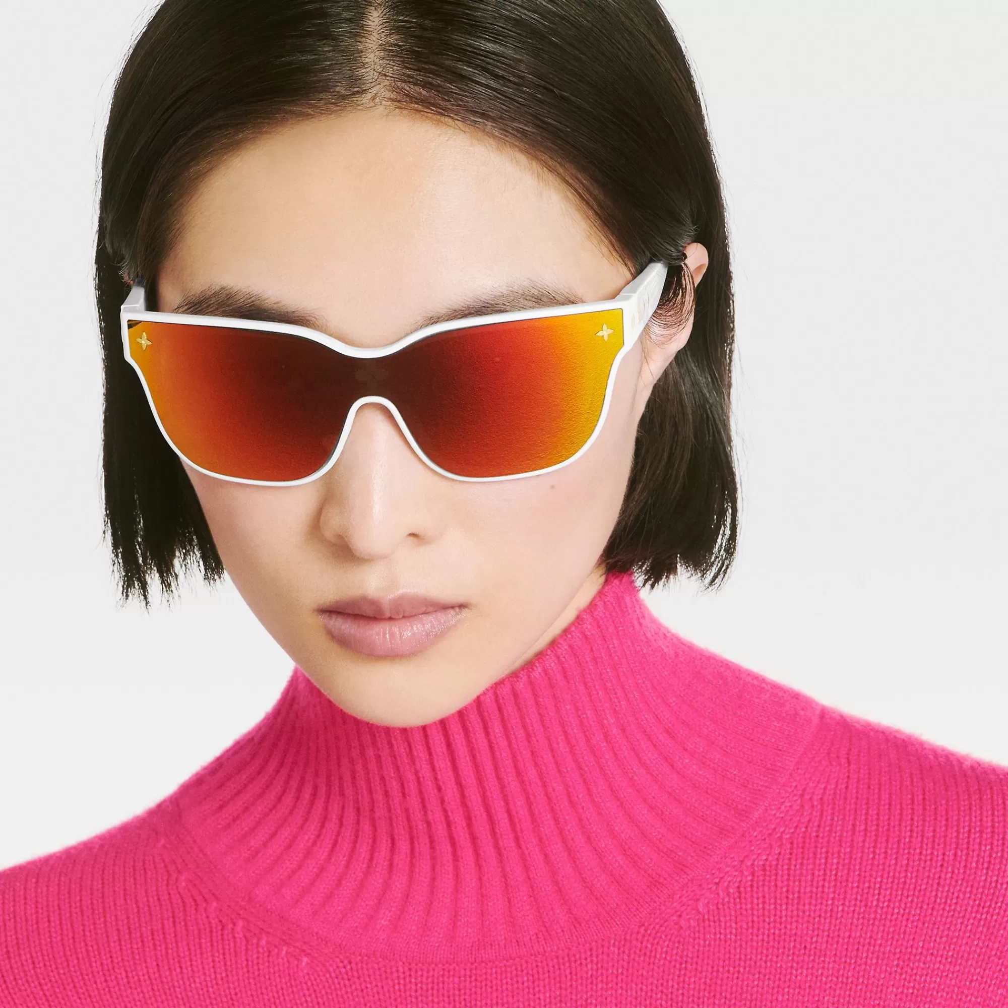 Cheap Louis Vuitton Lv Shadow Square Sunglasses White