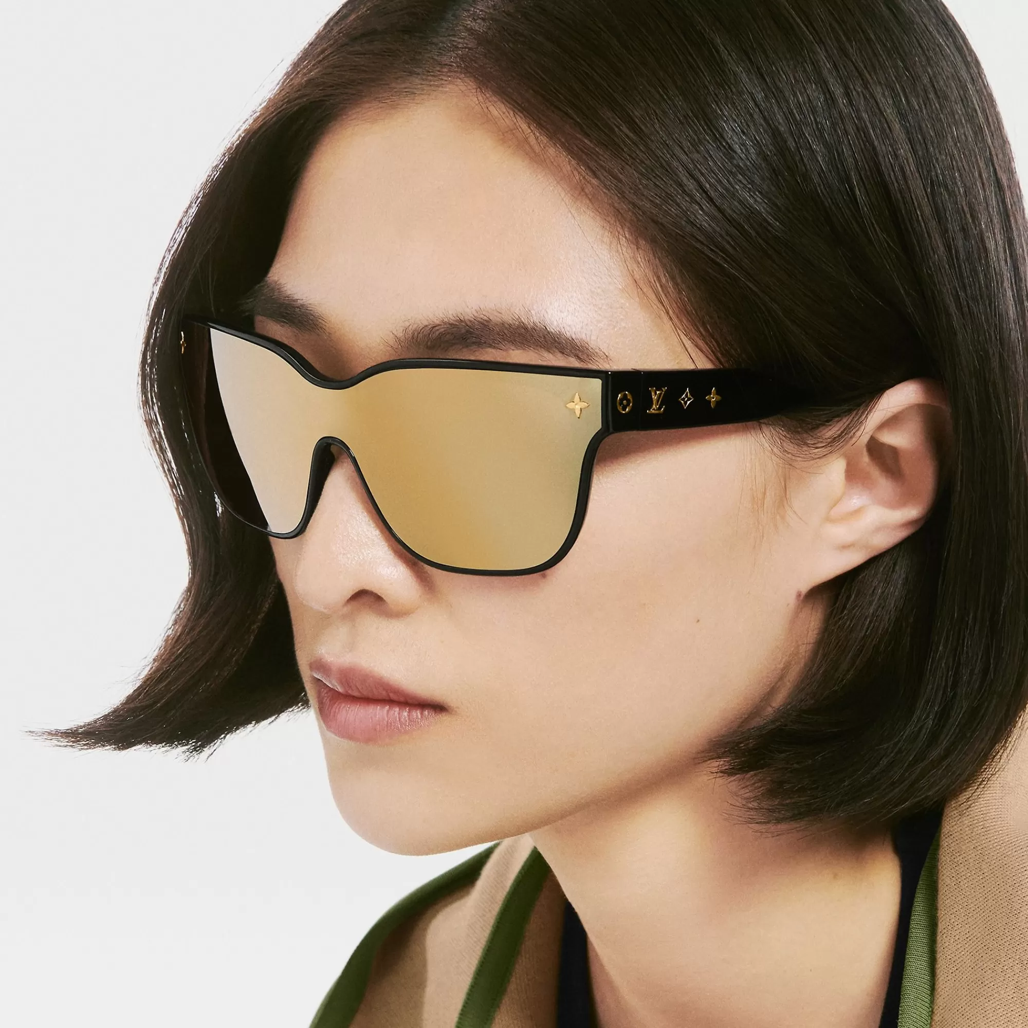 Cheap Louis Vuitton Lv Shadow Square Sunglasses Black