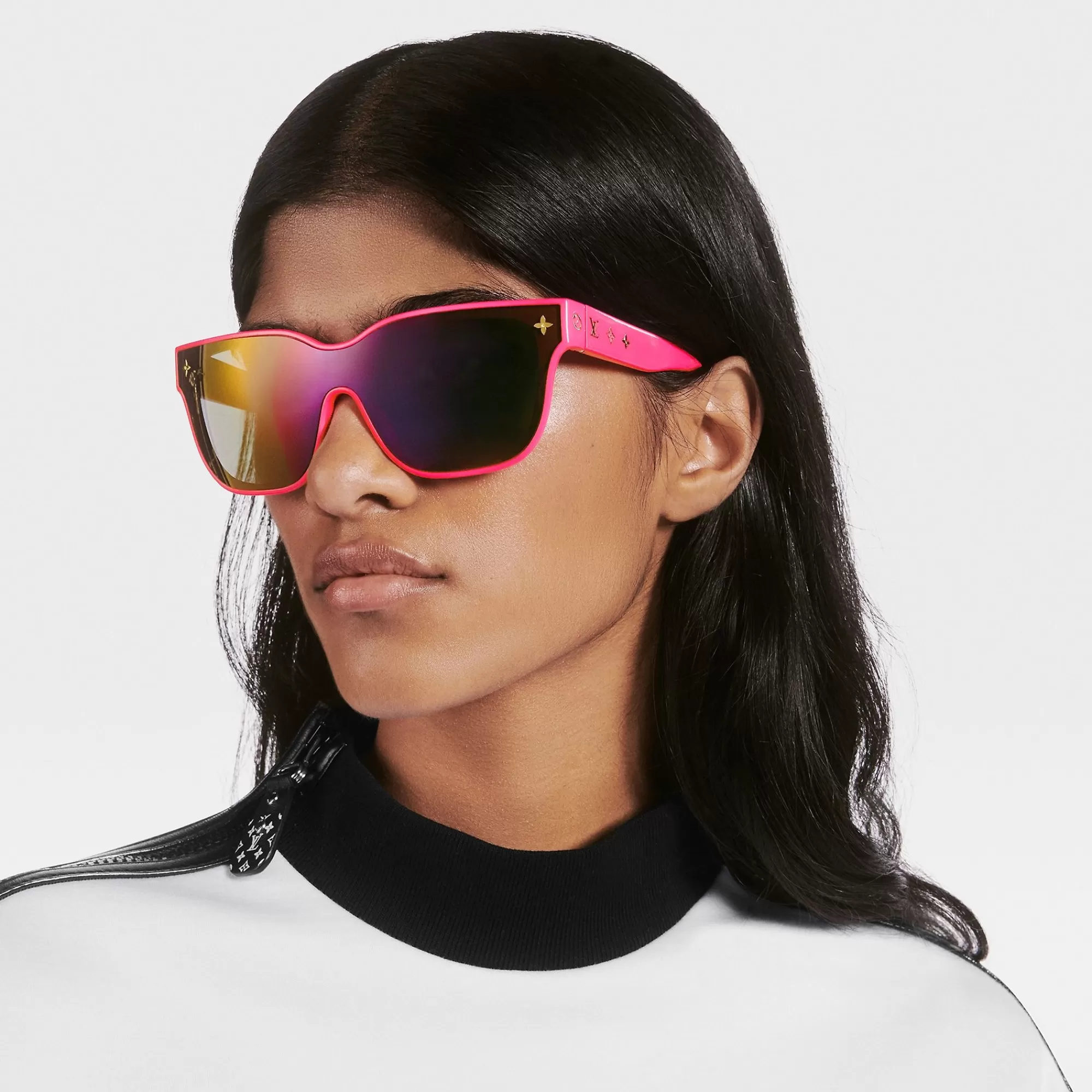 Flash Sale Louis Vuitton Lv Shadow Square Sunglasses Hot Pink