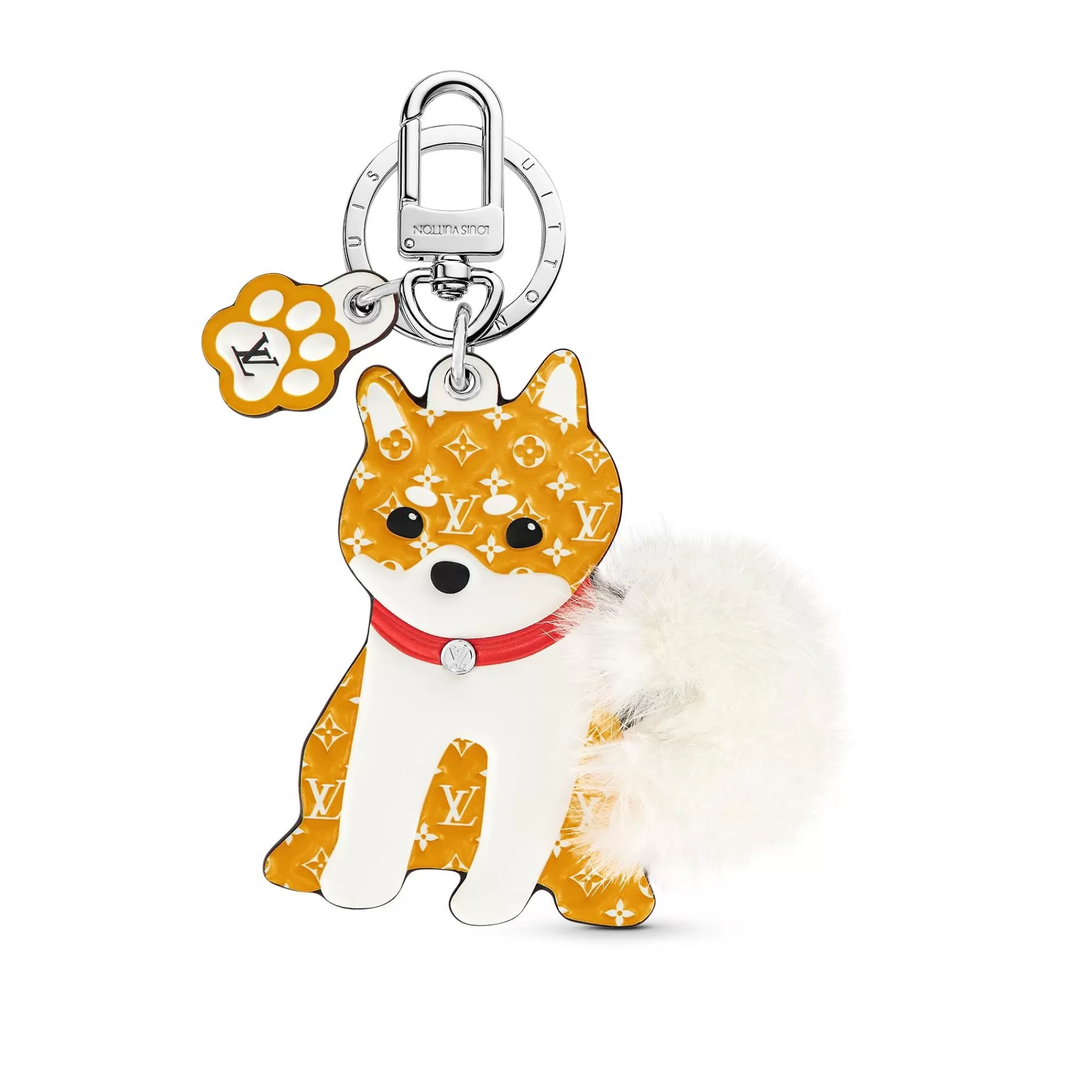Clearance Louis Vuitton Lv Shiba Key Holder And Bag Charm