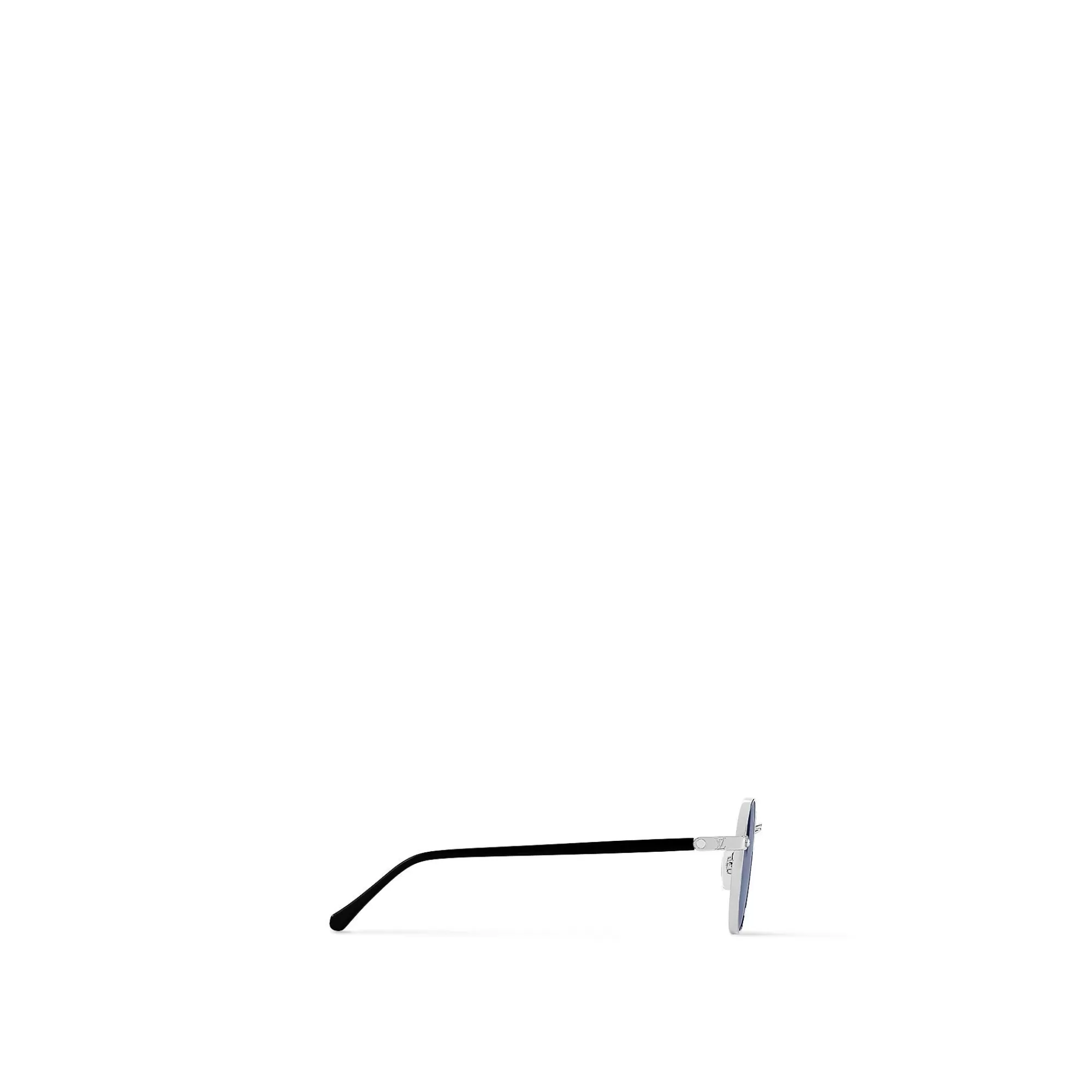 Cheap Louis Vuitton Lv Signature Metal Round Sunglasses Silver