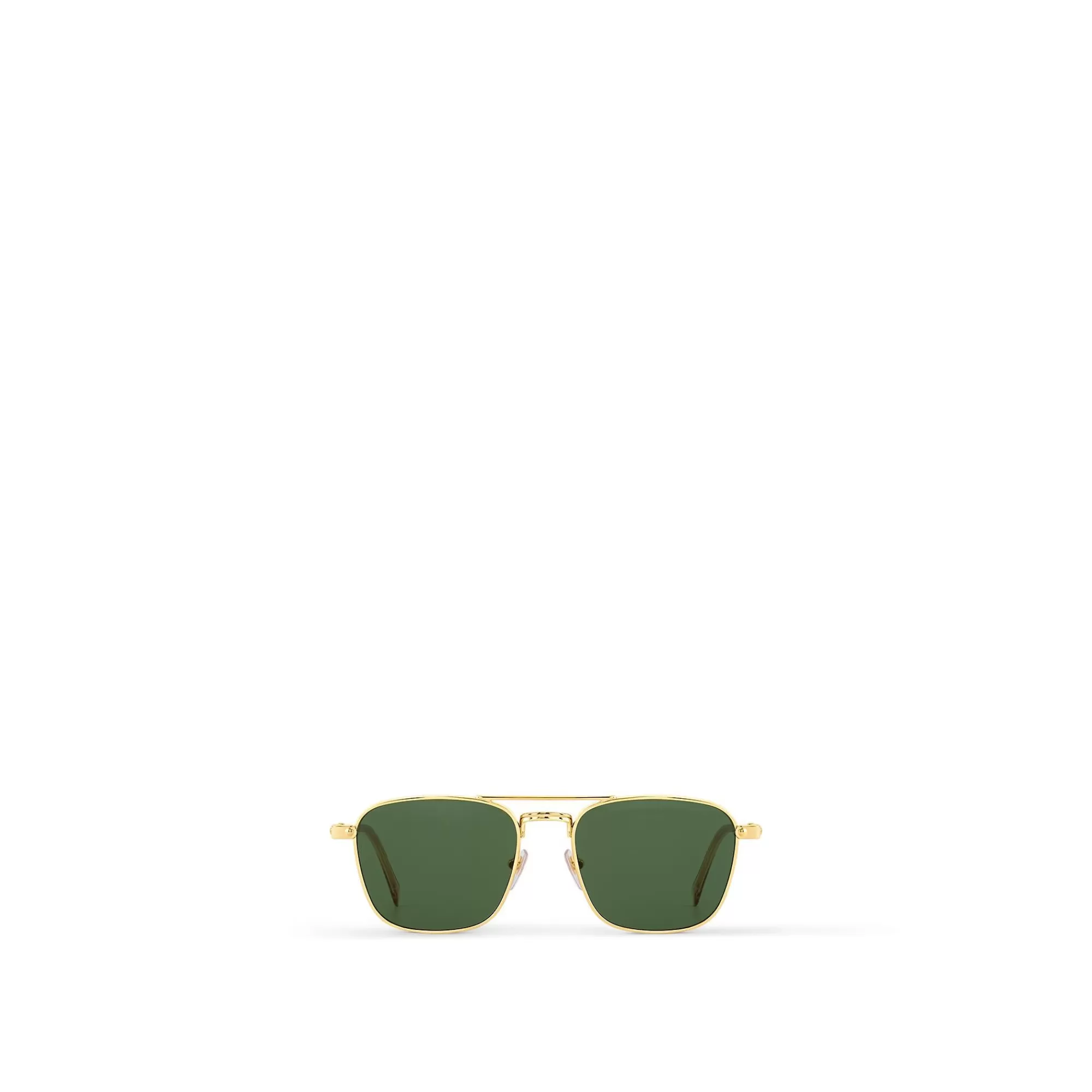 Cheap Louis Vuitton Lv Signature Metal Square Sunglasses Gold