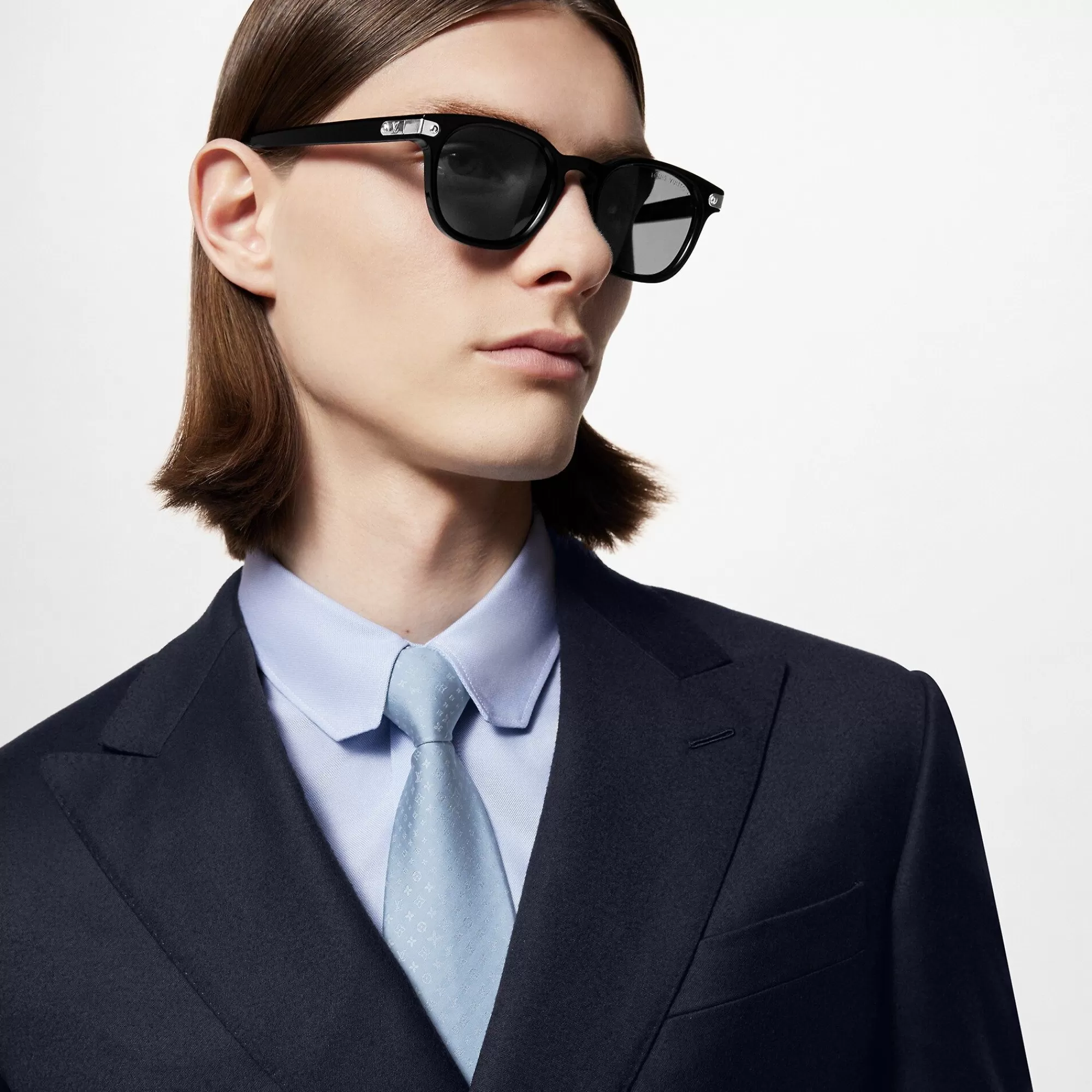 Best Louis Vuitton Lv Signature Square Round Sunglasses Black