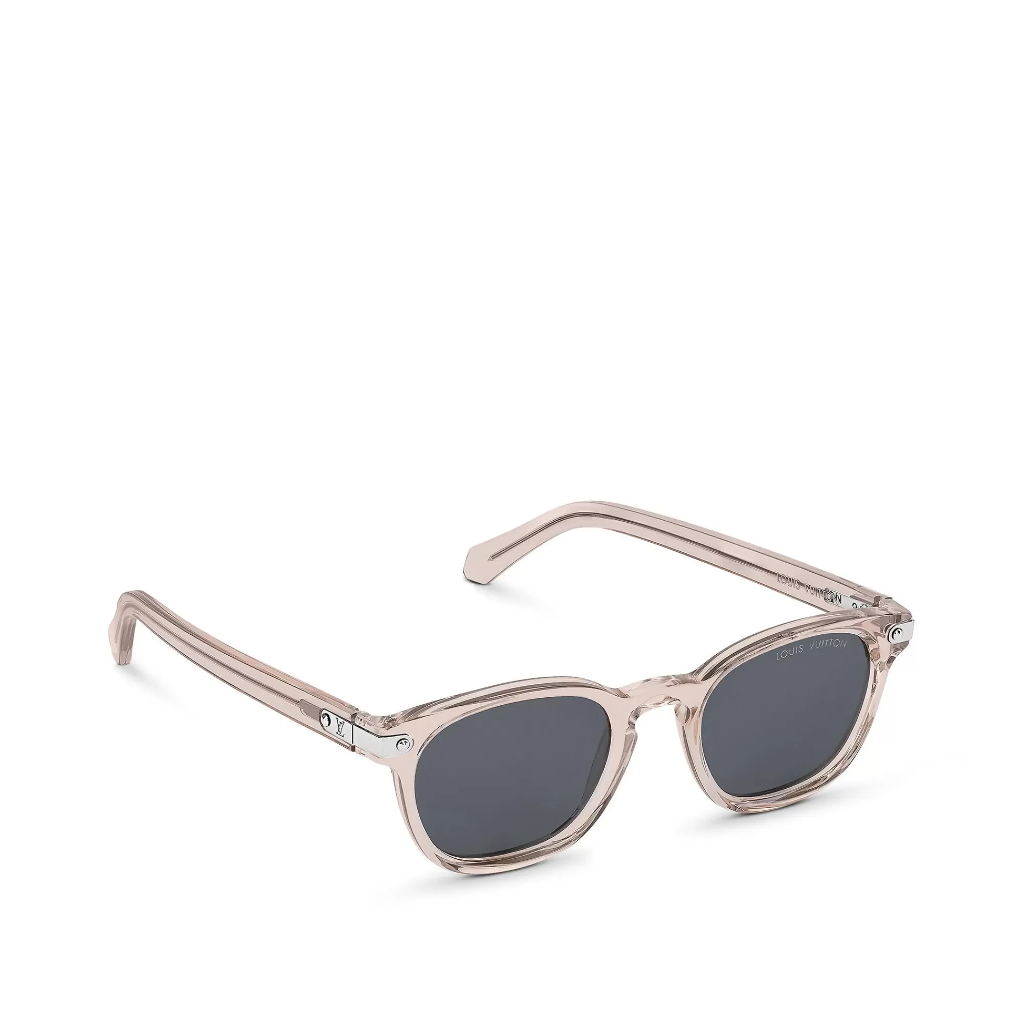 New Louis Vuitton Lv Signature Square Round Sunglasses Light Pink