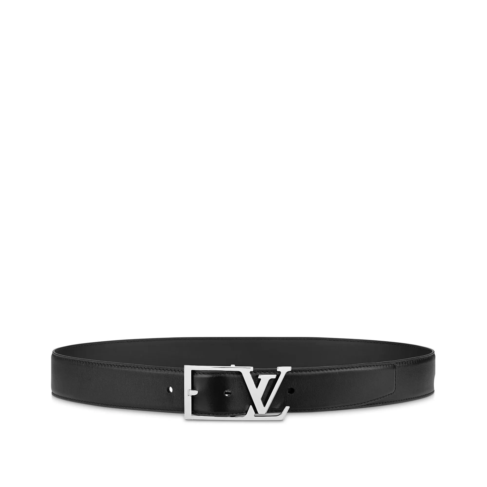 Fashion Louis Vuitton Lv Skyline 35Mm Belt Black